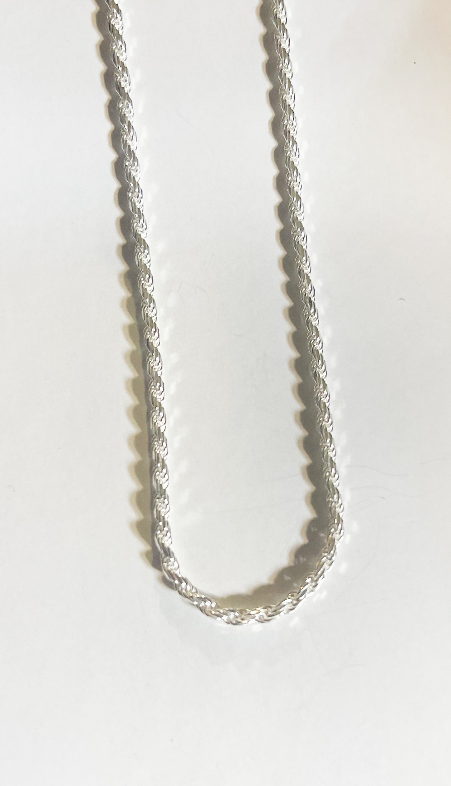 Twist Chain-Solid Sterling Silver