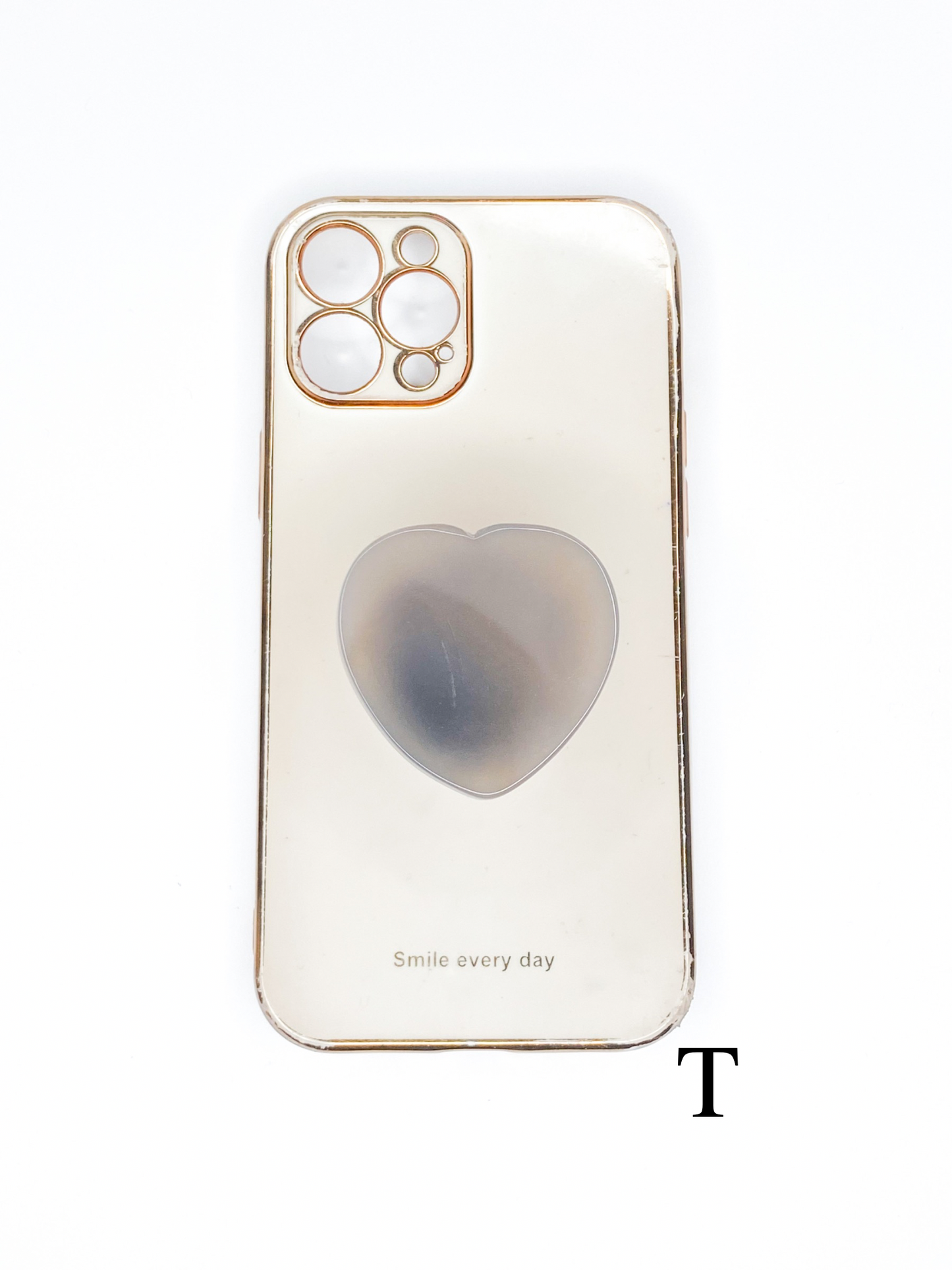 Grey Heart Phone Stone