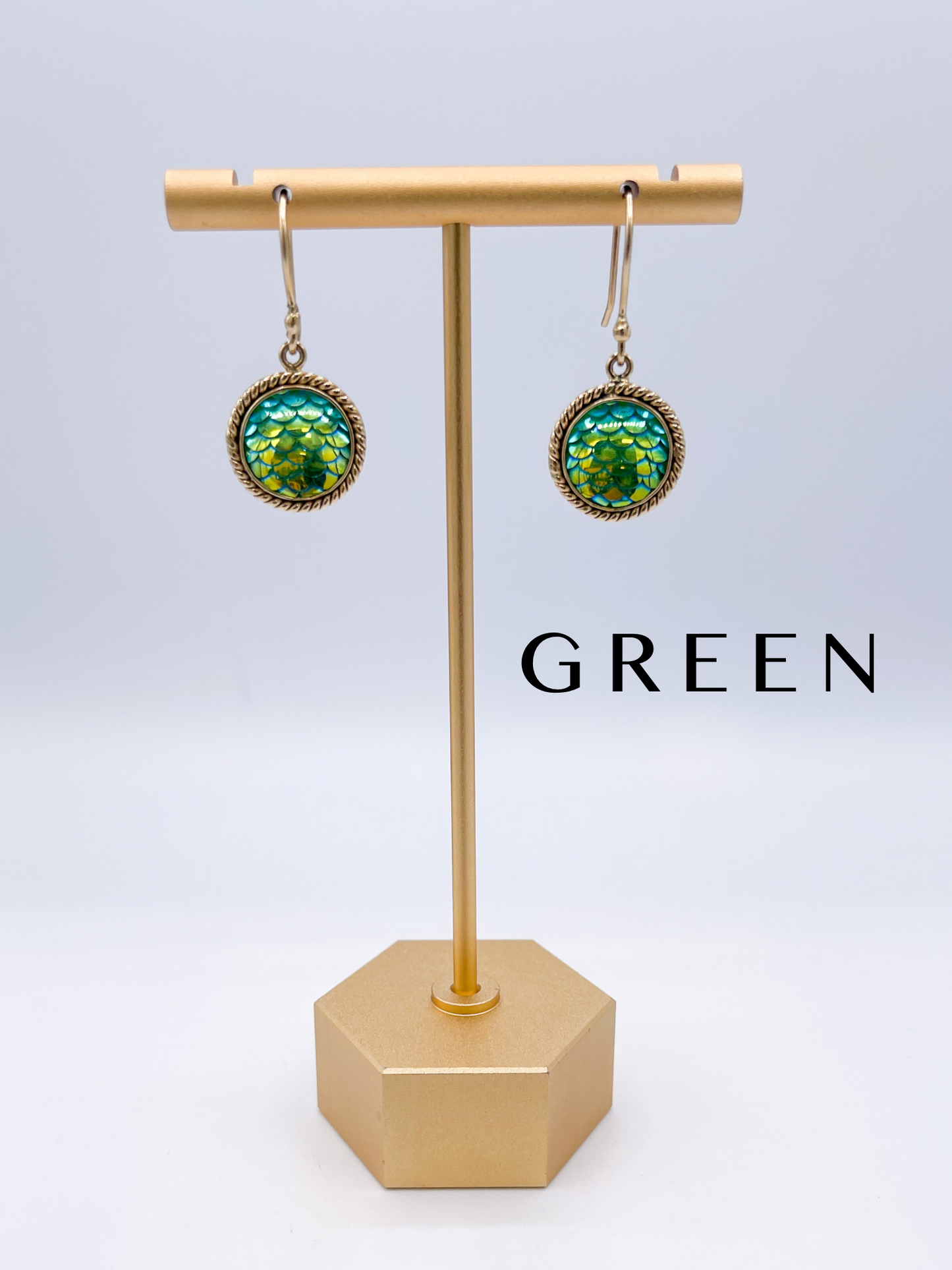 Mermaid Dangles W Rope Bezel-Alchemia