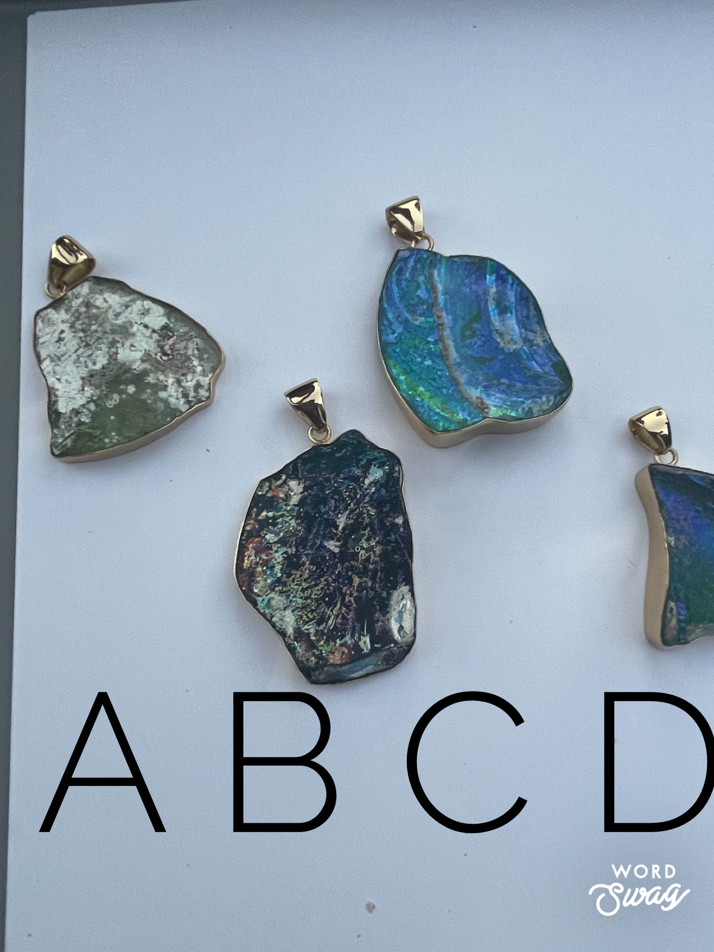 Roman Glass Large Pendants-Alchemia