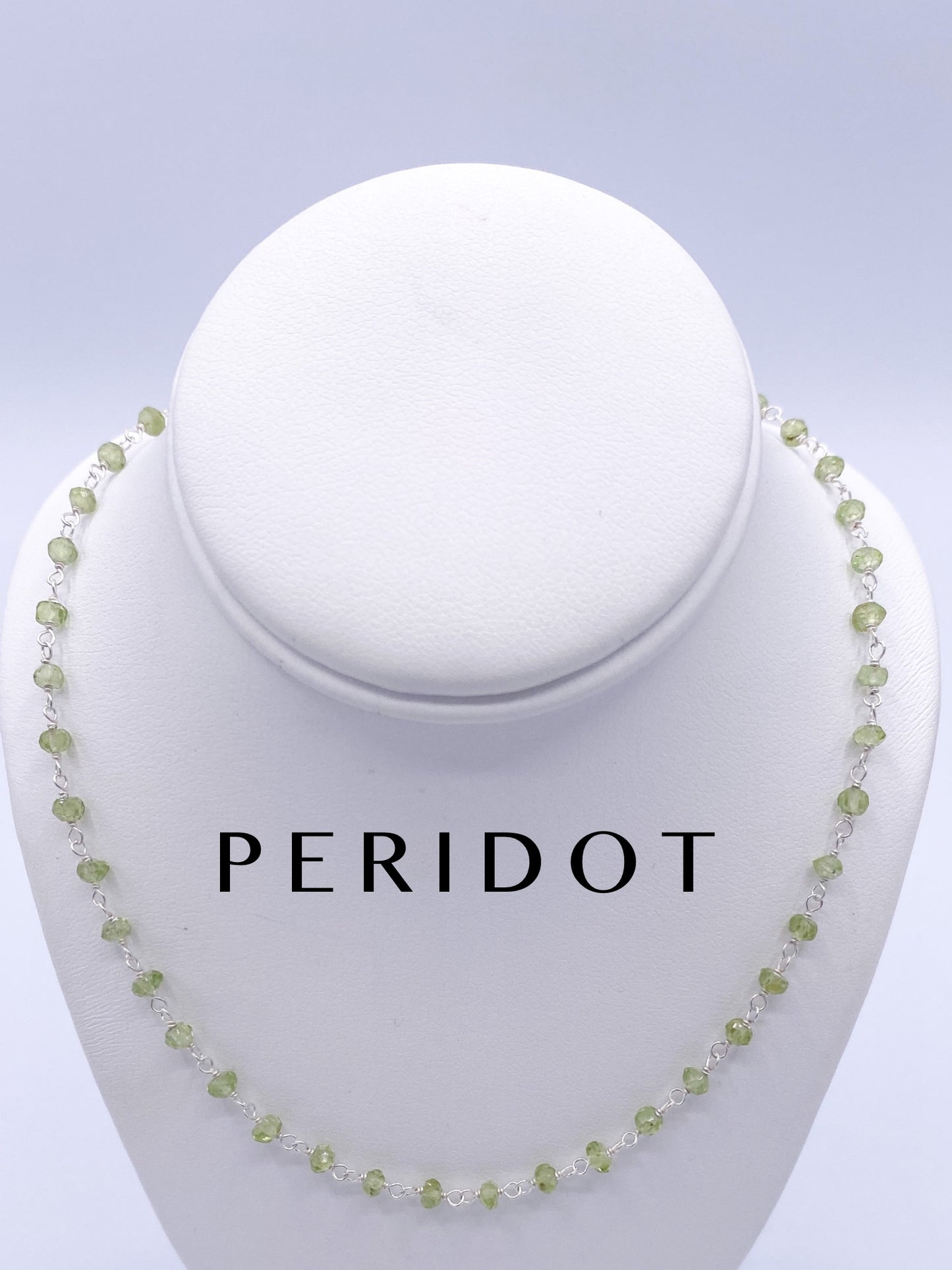 Necklaces With Stones- Solid Sterling Silver