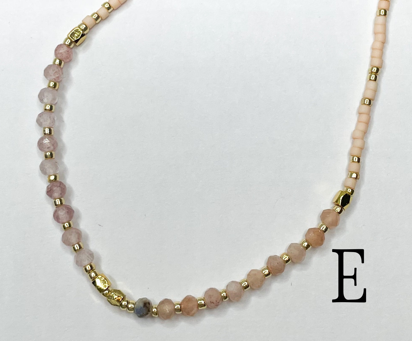 Natural Stone Japanese Seed Beads Miyuki - Bolo Bracelet