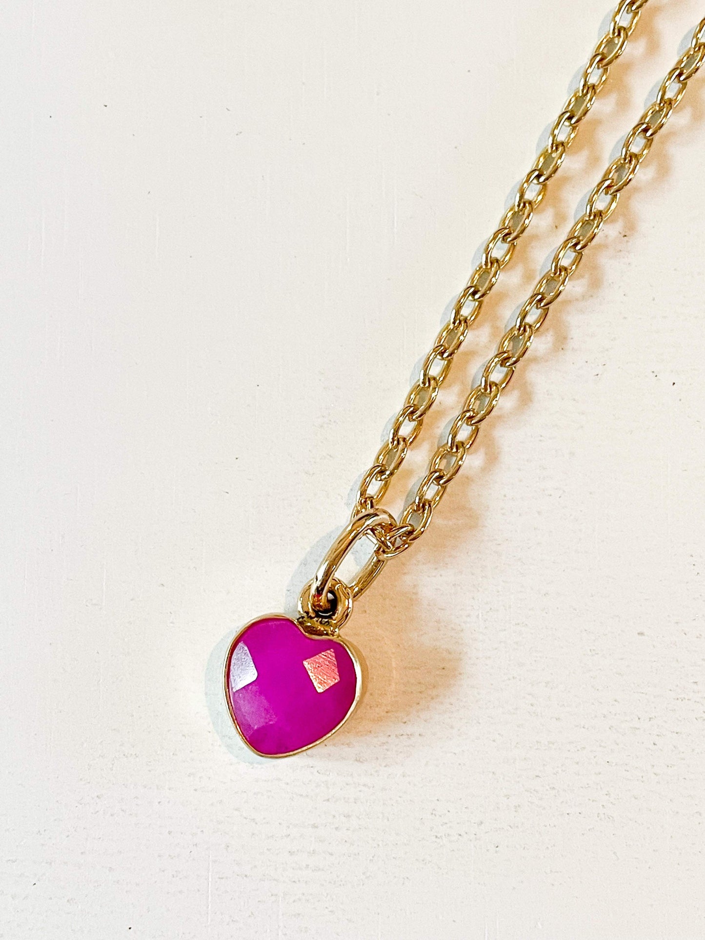Heart Color Enhance Quartz Charm-Alchemia