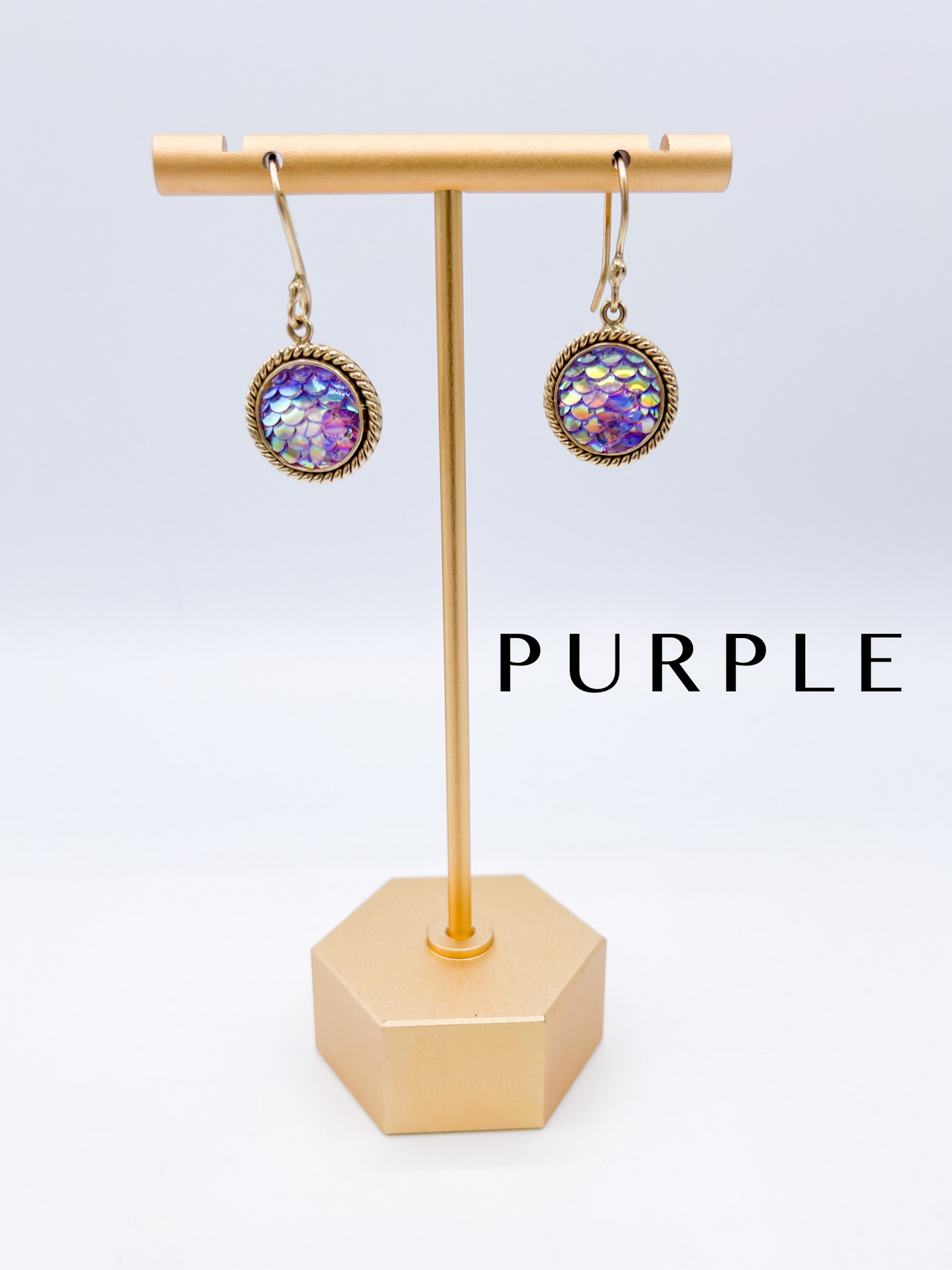 Mermaid Dangles W Rope Bezel-Alchemia