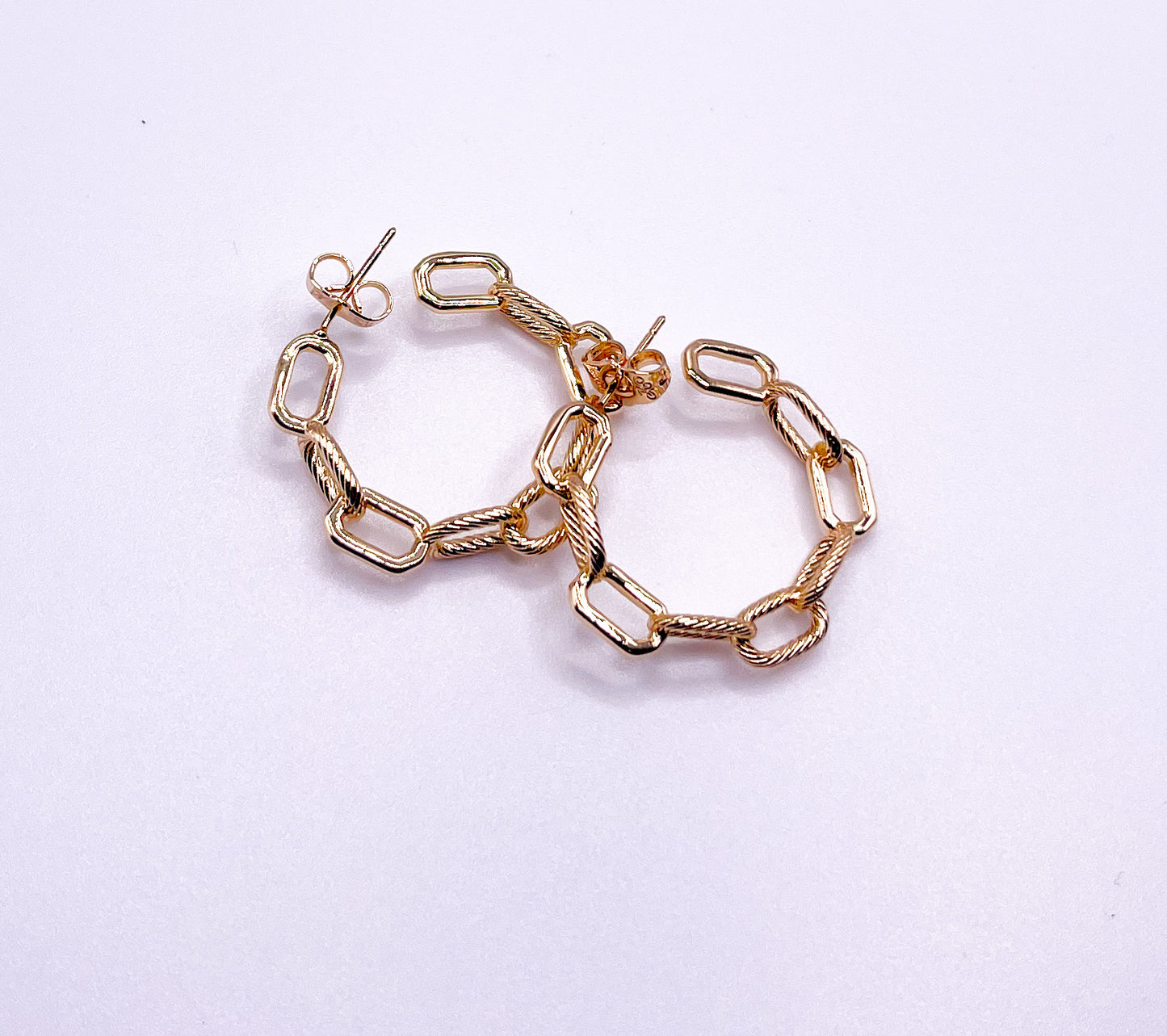 Twisted Paperclip Earring