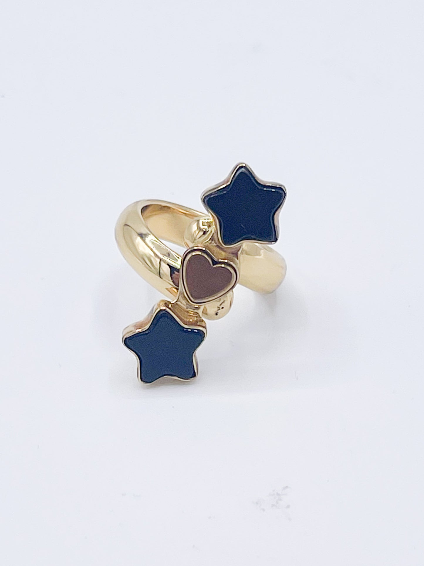 Black Oynx & Hematite Ring Alchemia