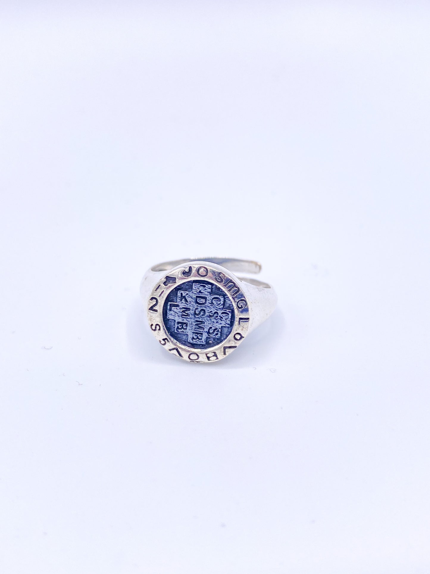 Ancient Boho Rune Ring - Solid Sterling Silver