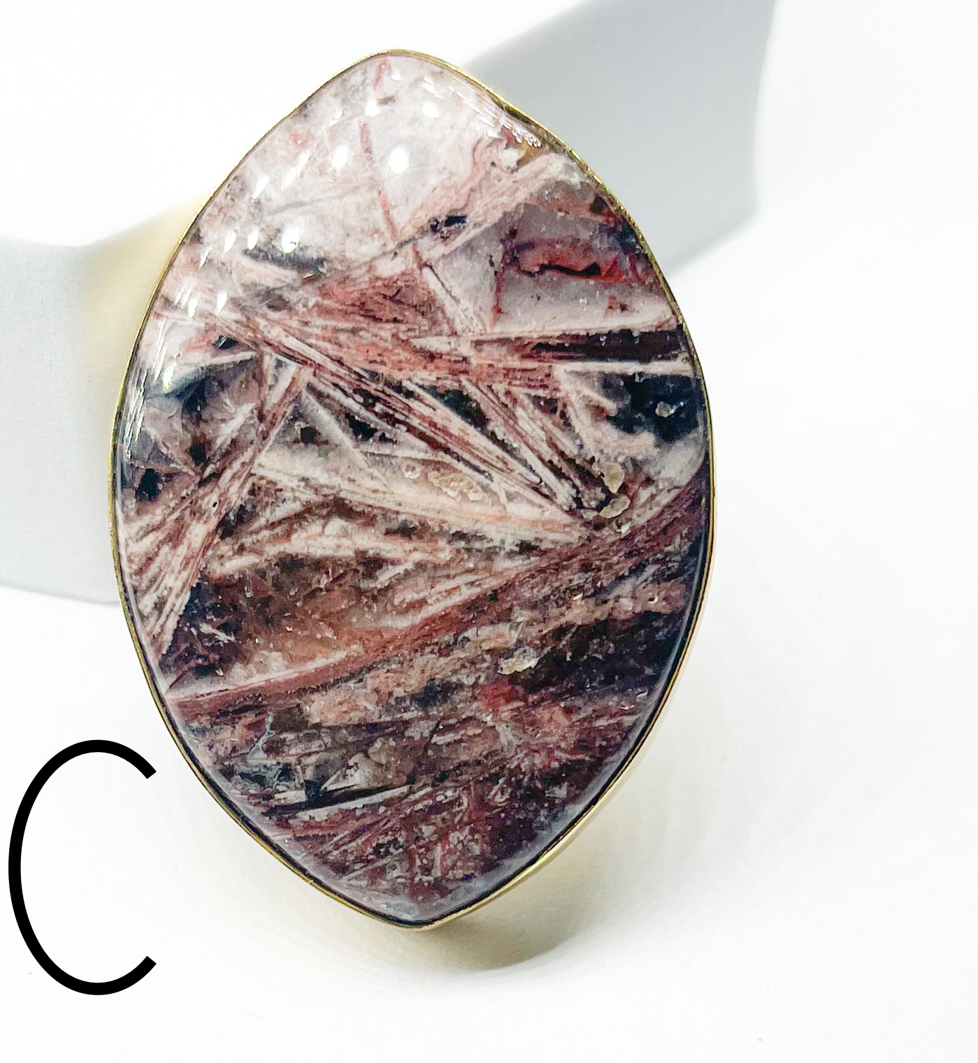 Large Jasper Ring- Alchemia