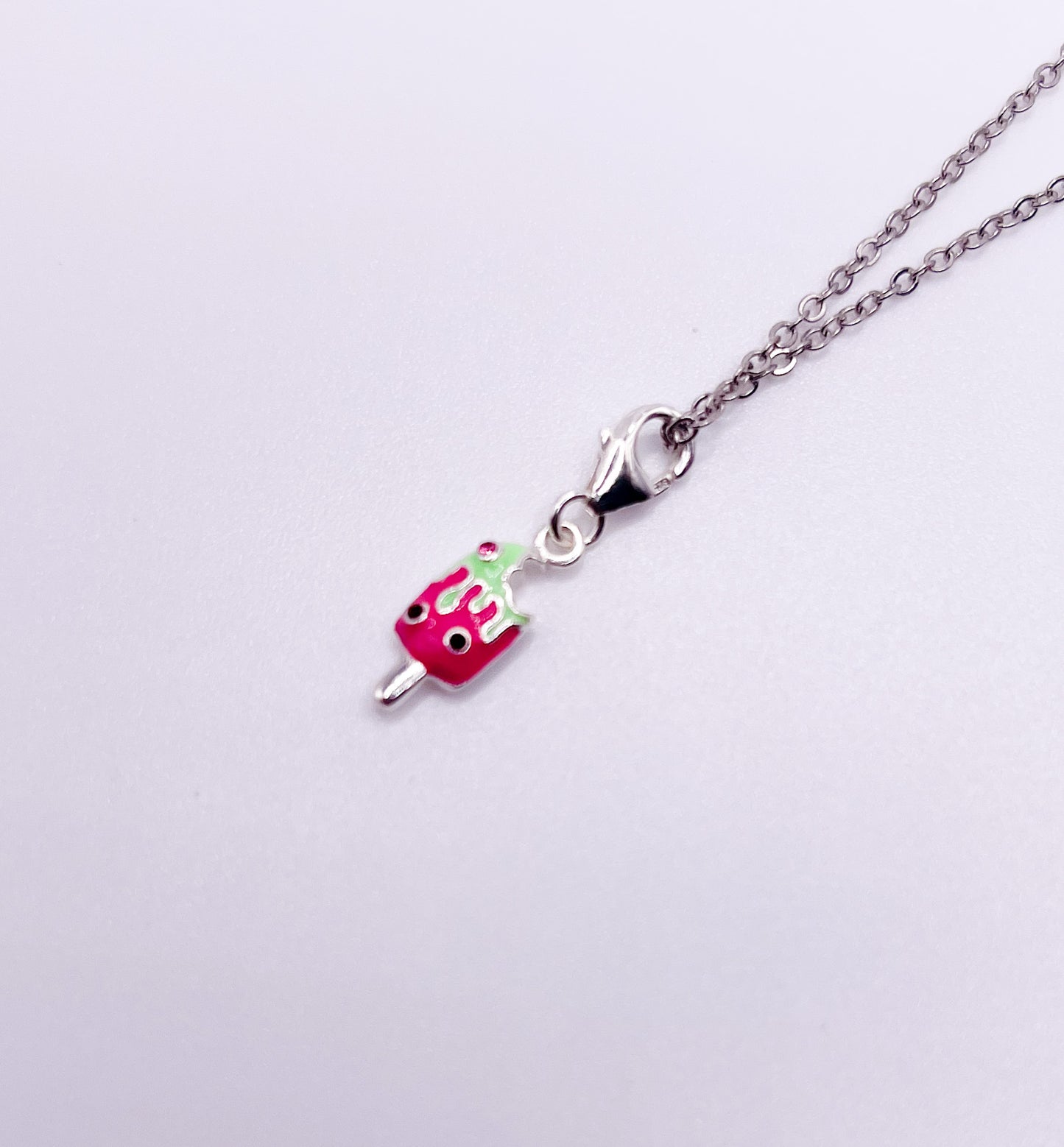 Kids dainty Charm And chain SSS-Pop Sickle