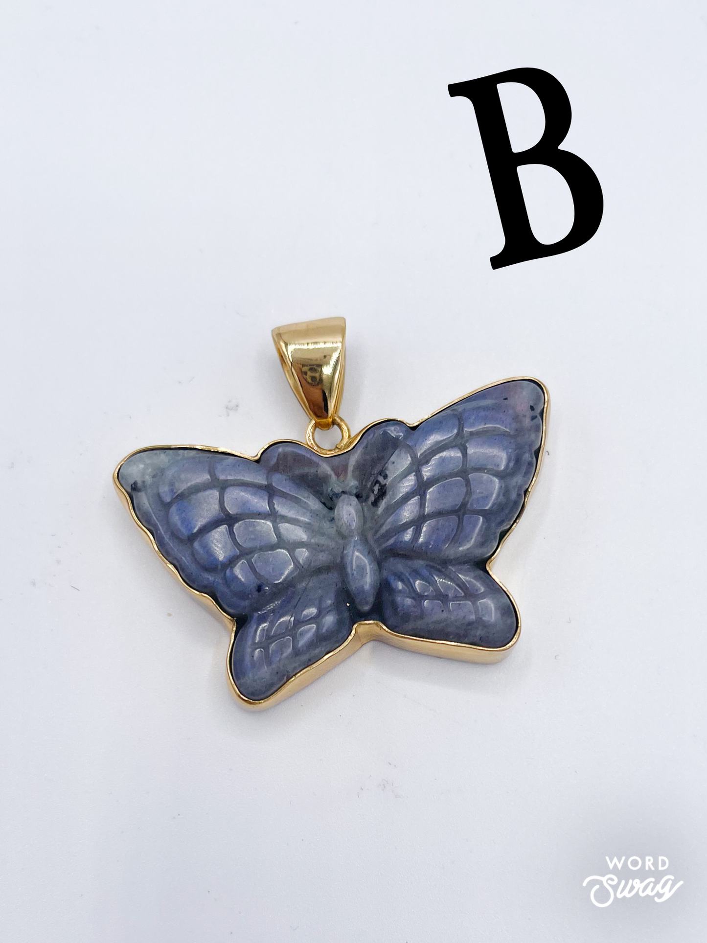 Labradorite Butterfly Pendants-Alchemia