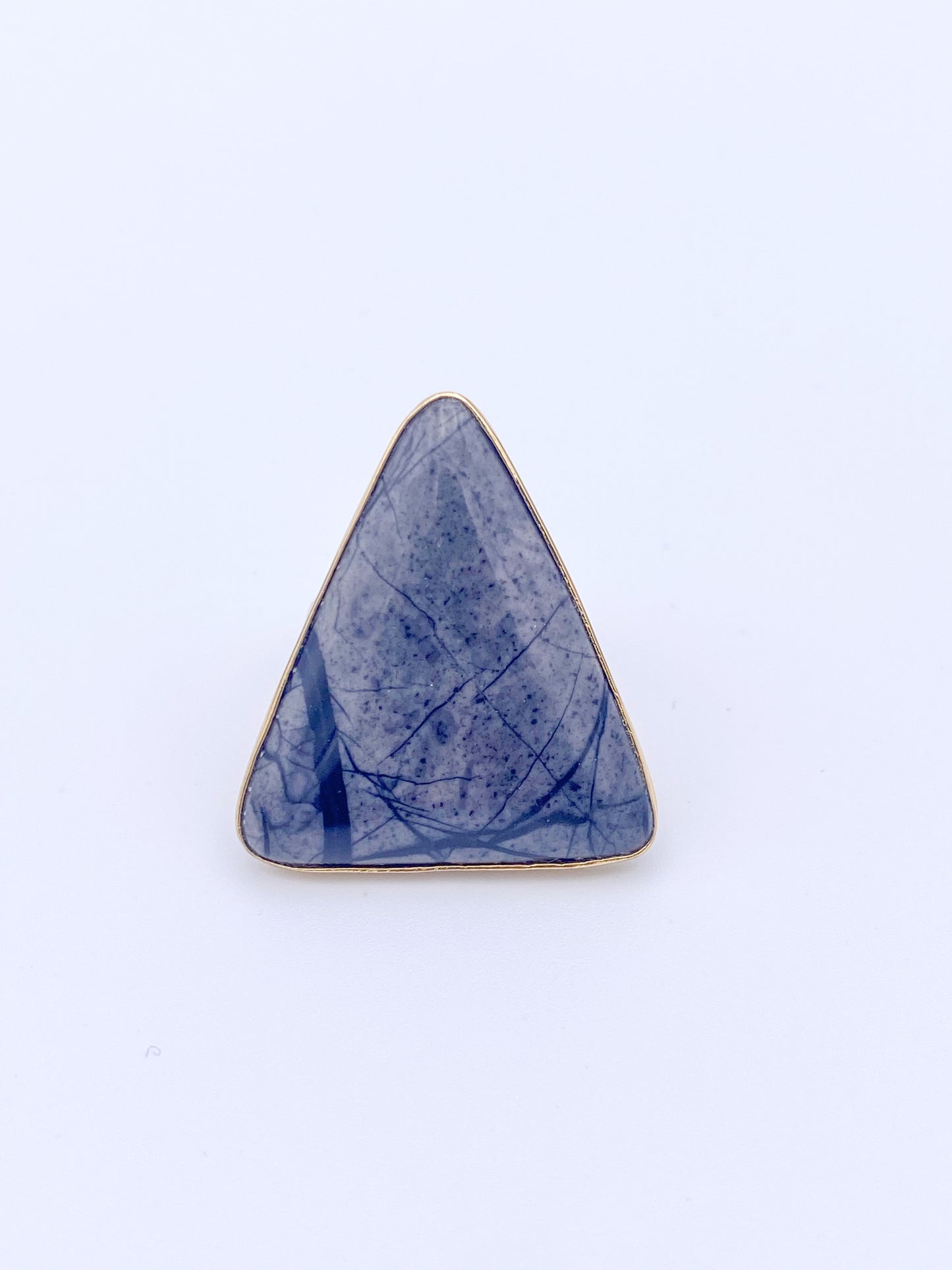Picasso Jasper Triangle Adjustable Ring - Alchemia