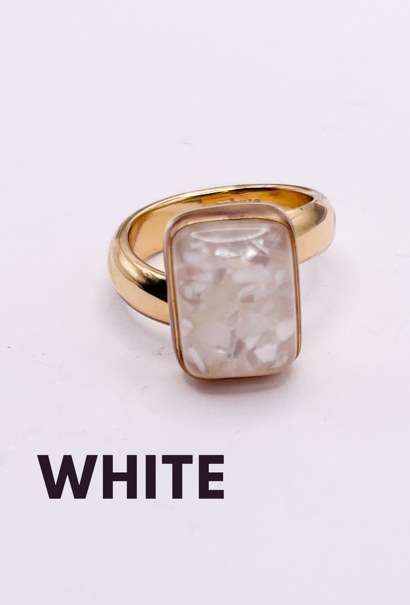 Opal Resin Adjustable Ring - Alchemia