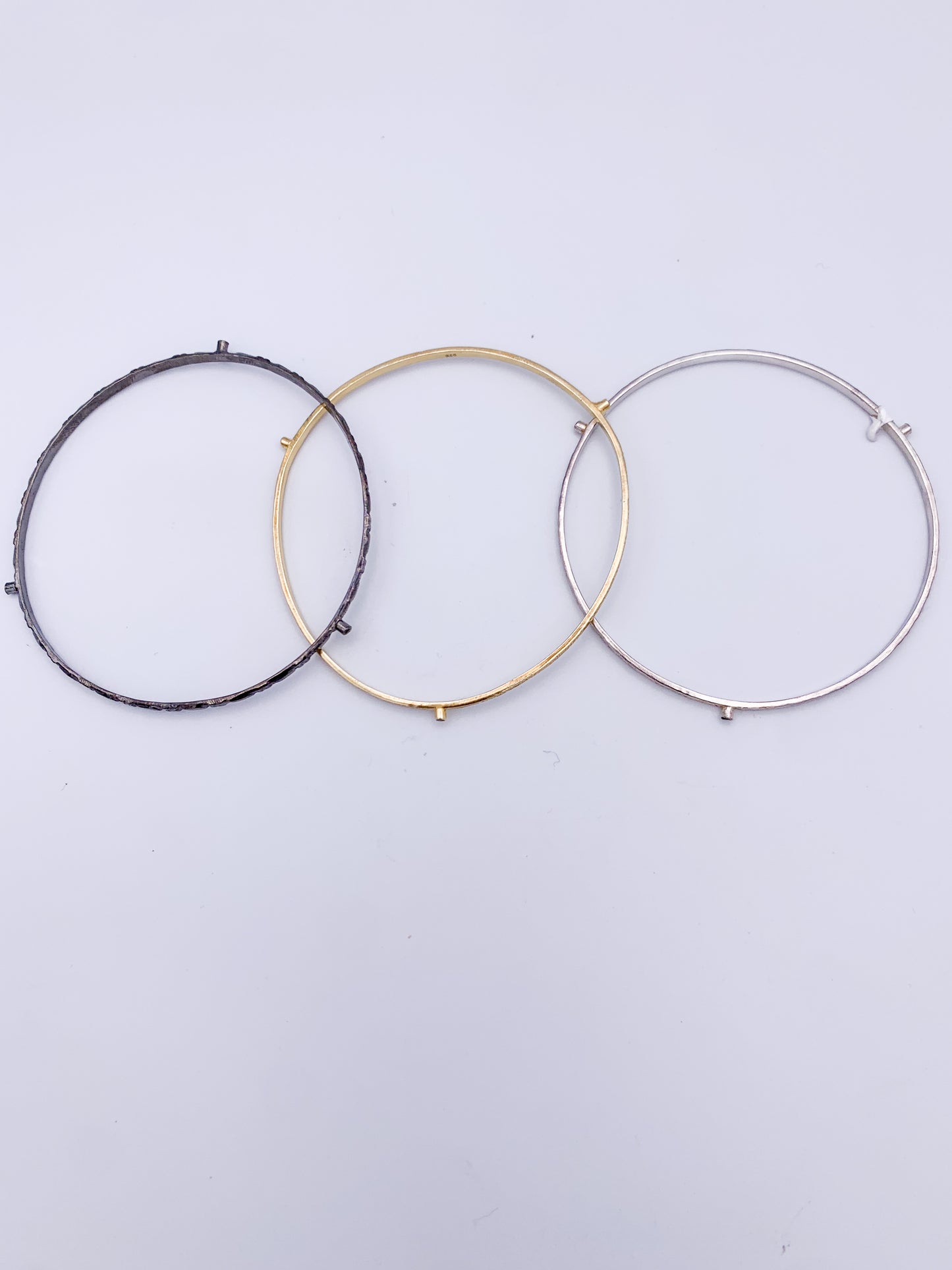 Vermeil Dainty Bangle-Solid Sterling Silver