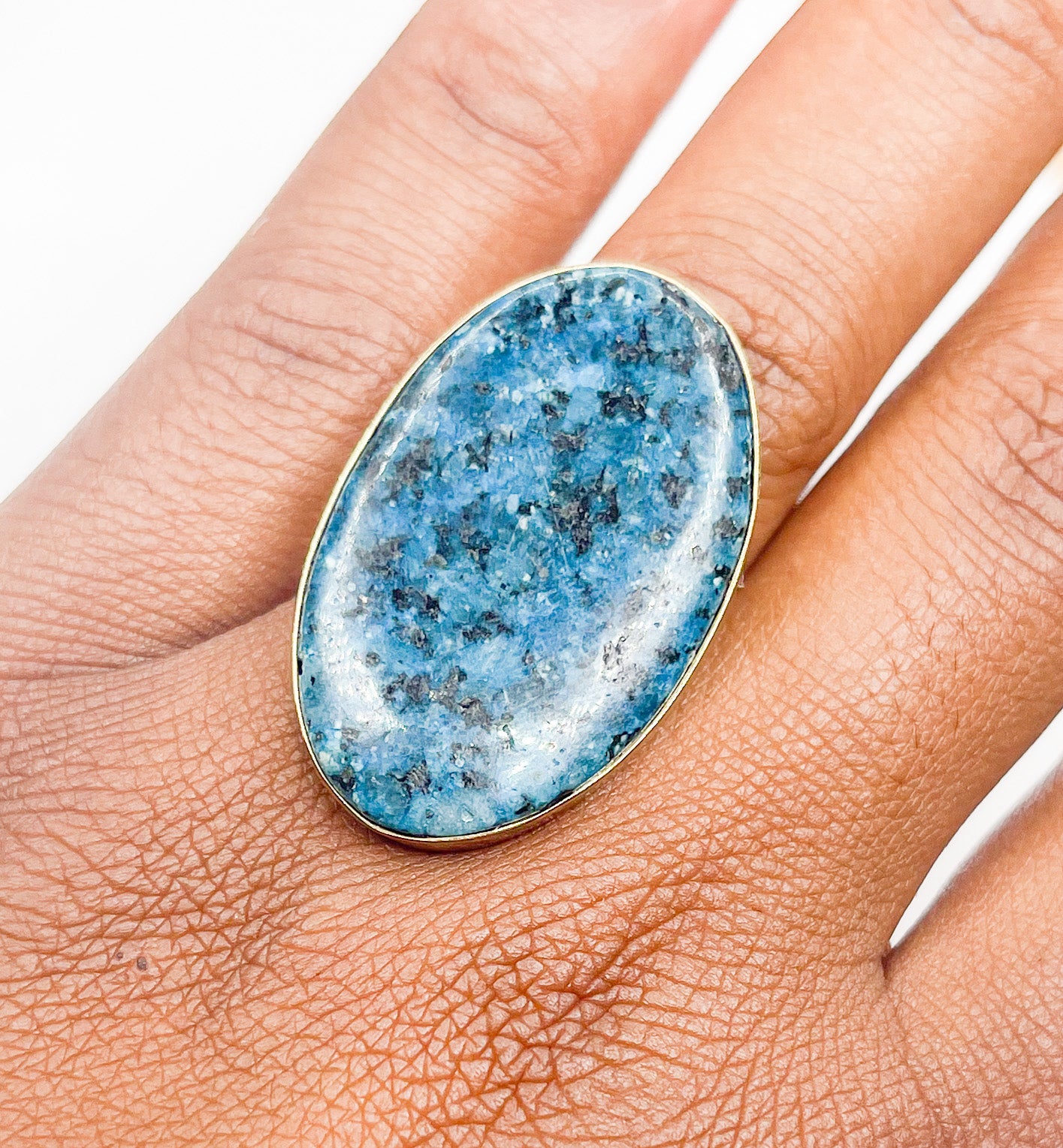 Blue Agate Mix Rings-Alchemia