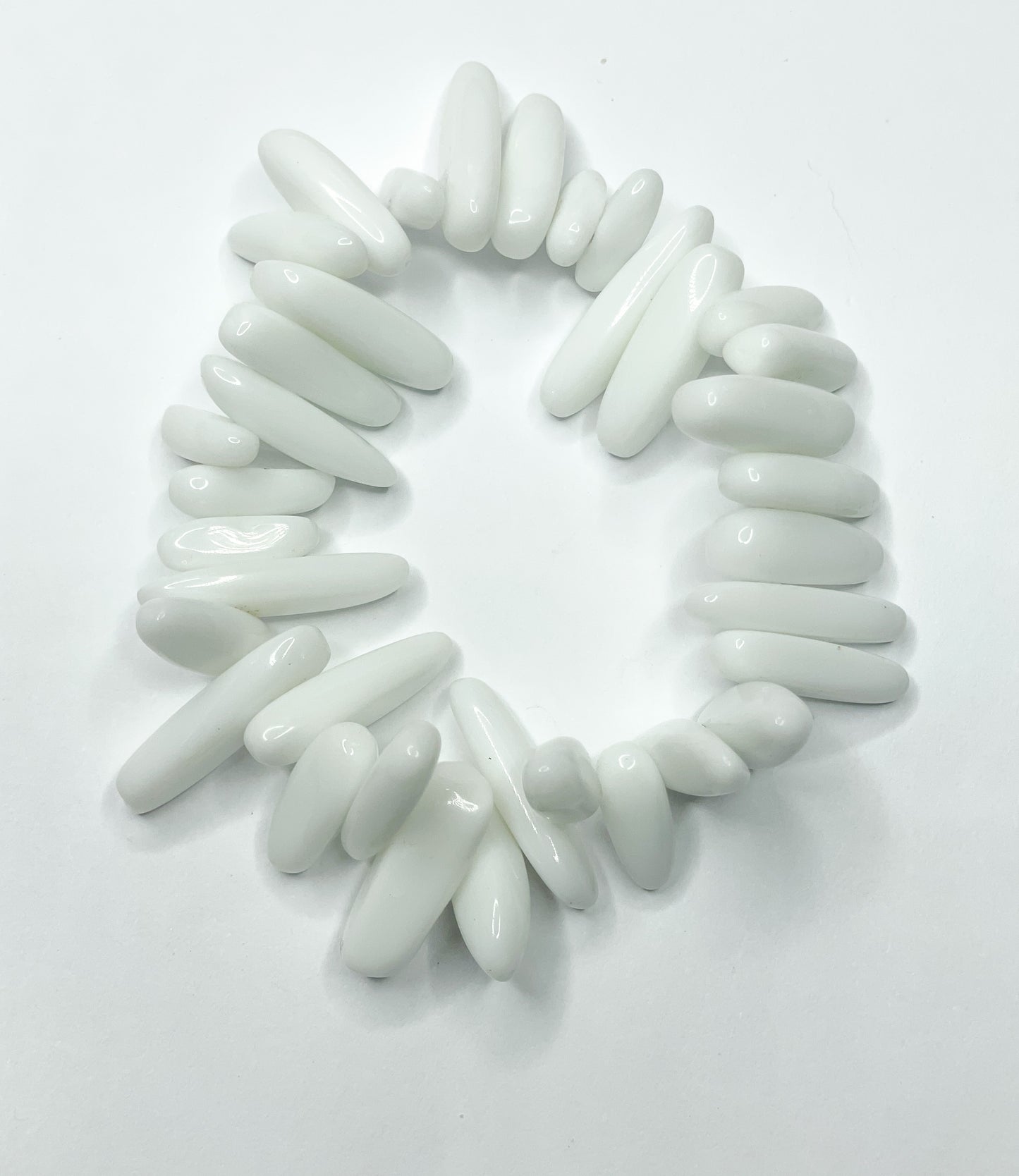 White Agate - Large Chip Bracelet 152