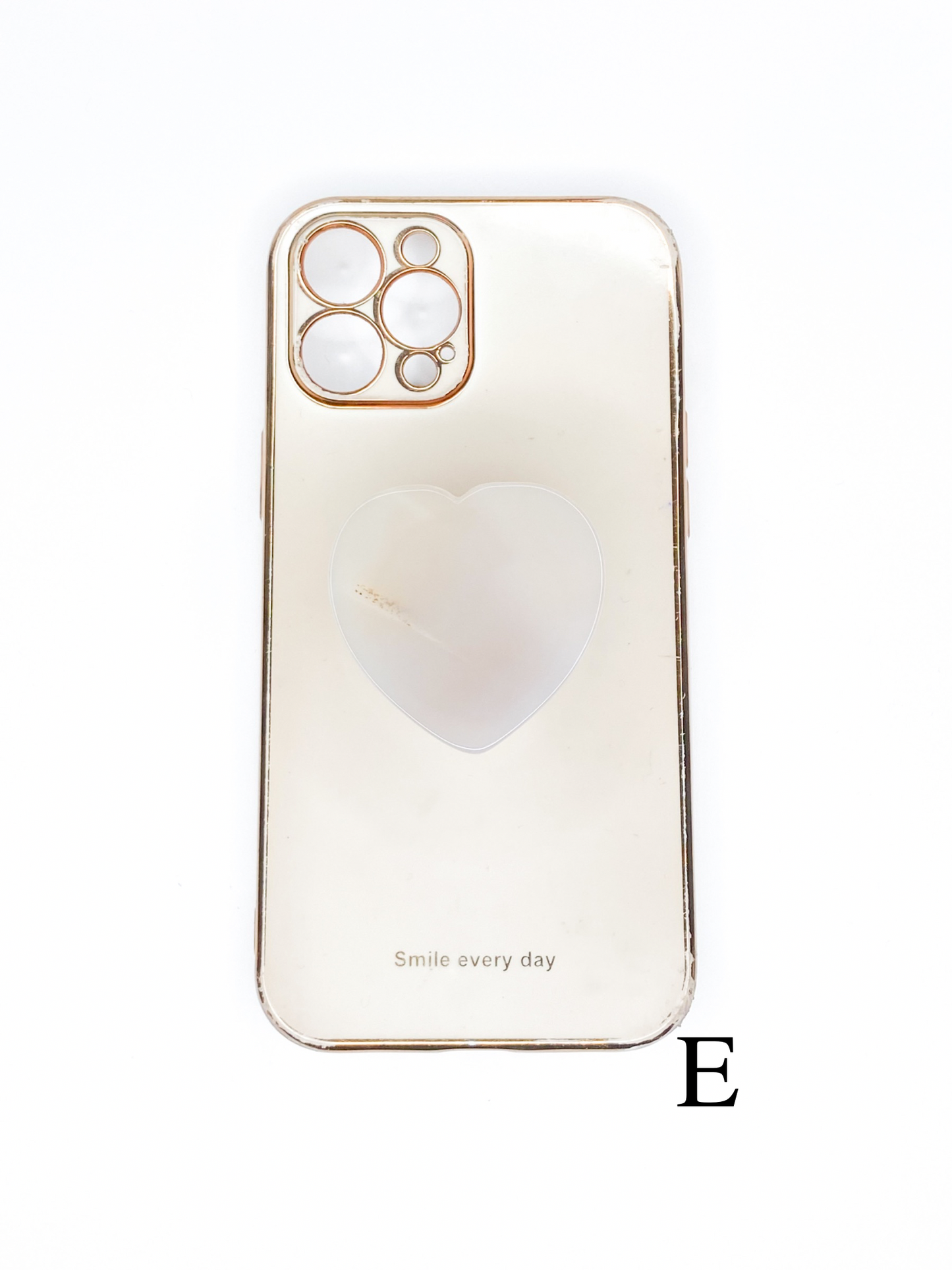 Grey Heart Phone Stone