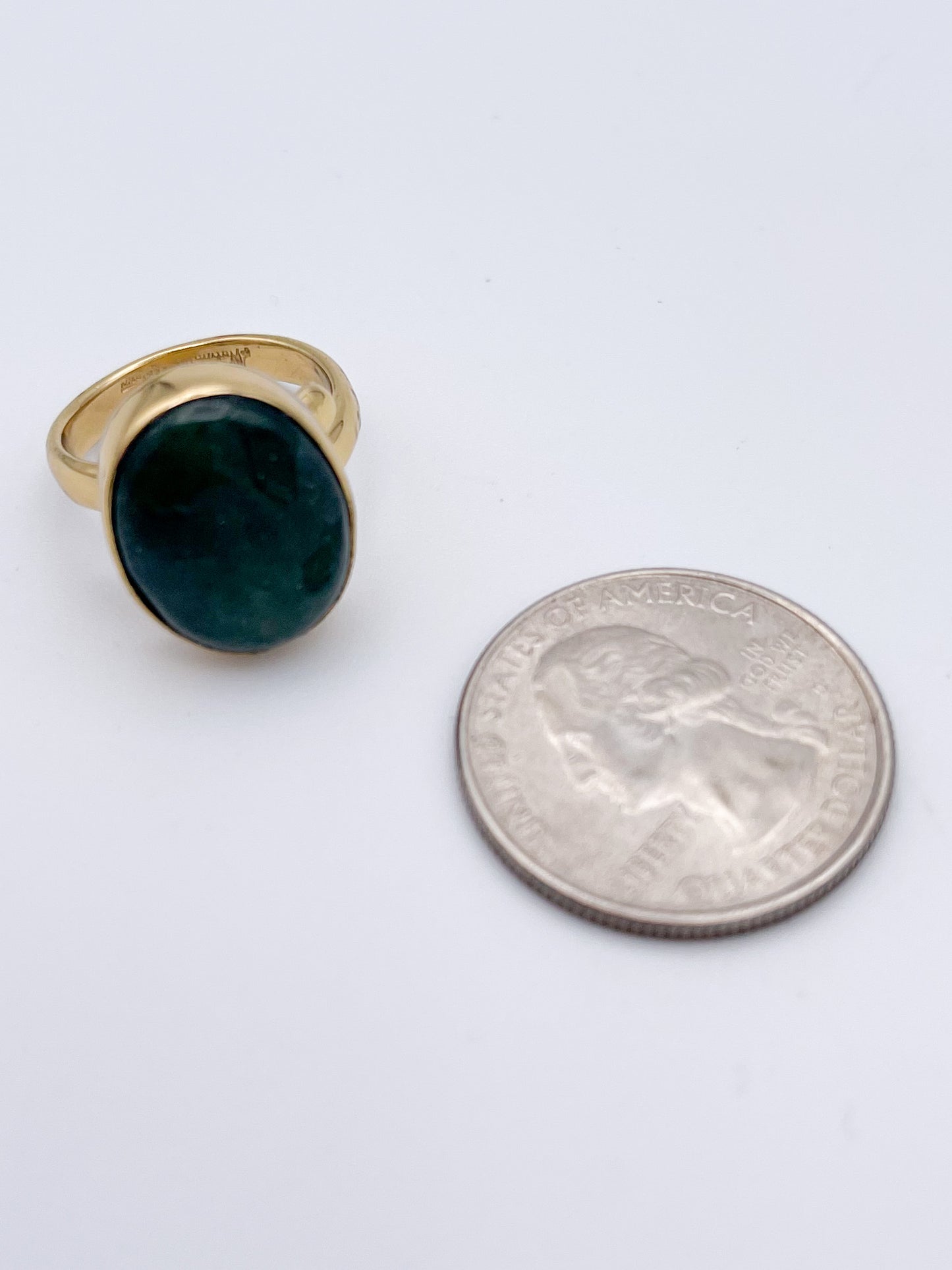 Green Quartz Adjustable Ring-Alchemia