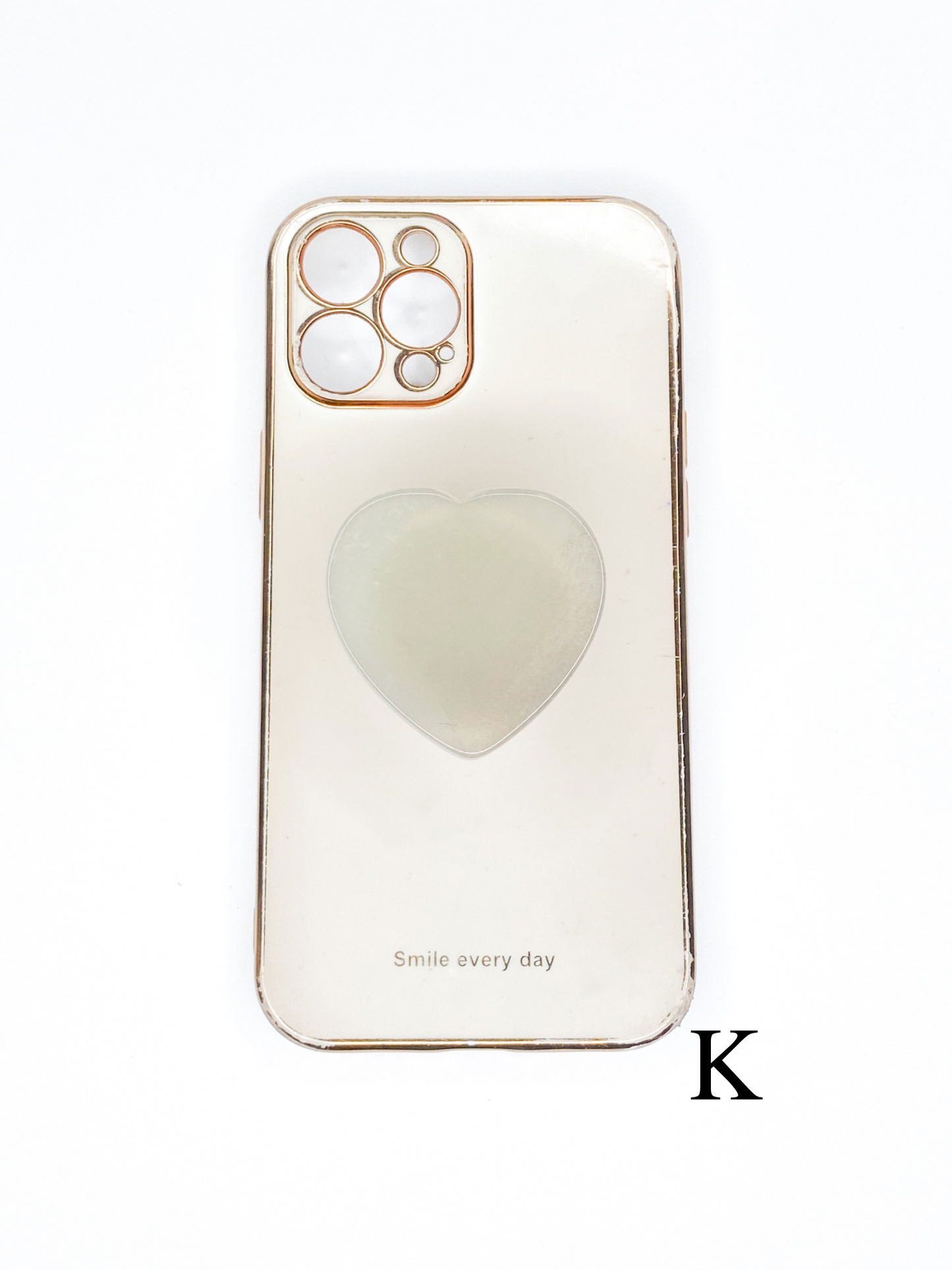Grey Heart Phone Stone