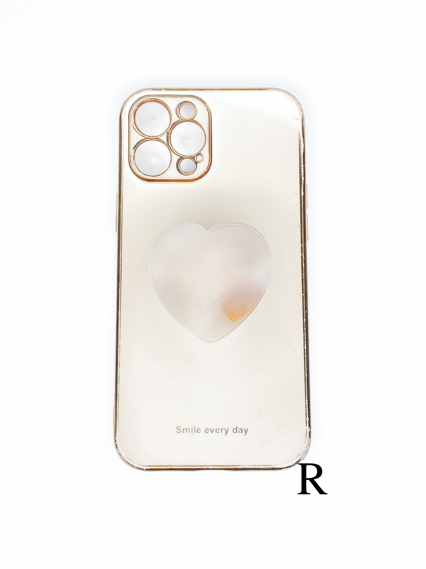 Grey Heart Phone Stone
