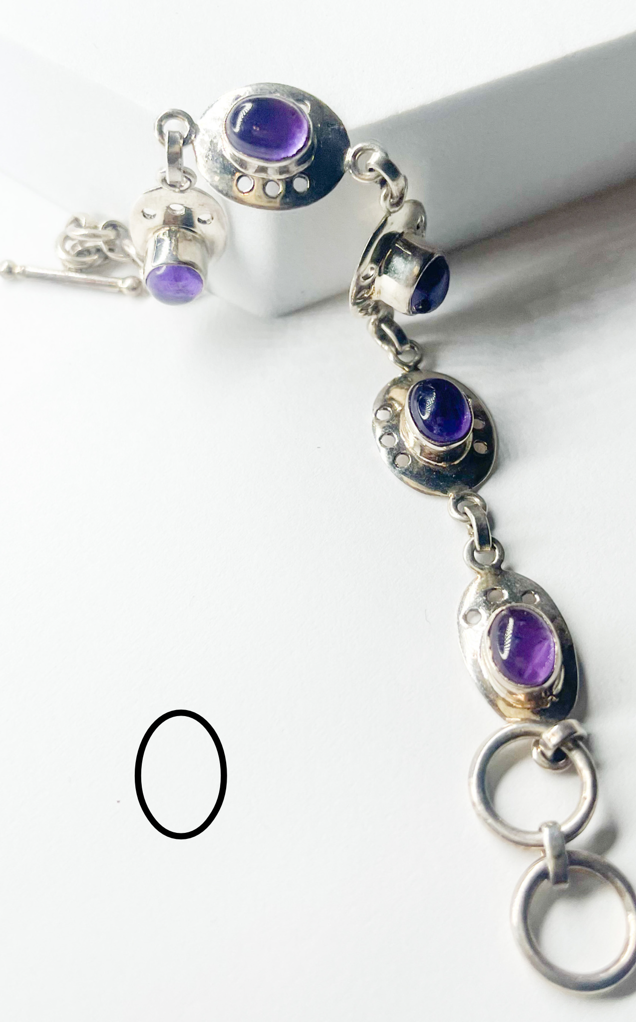 Natural Stone Bracelets - Solid Sterling Silver
