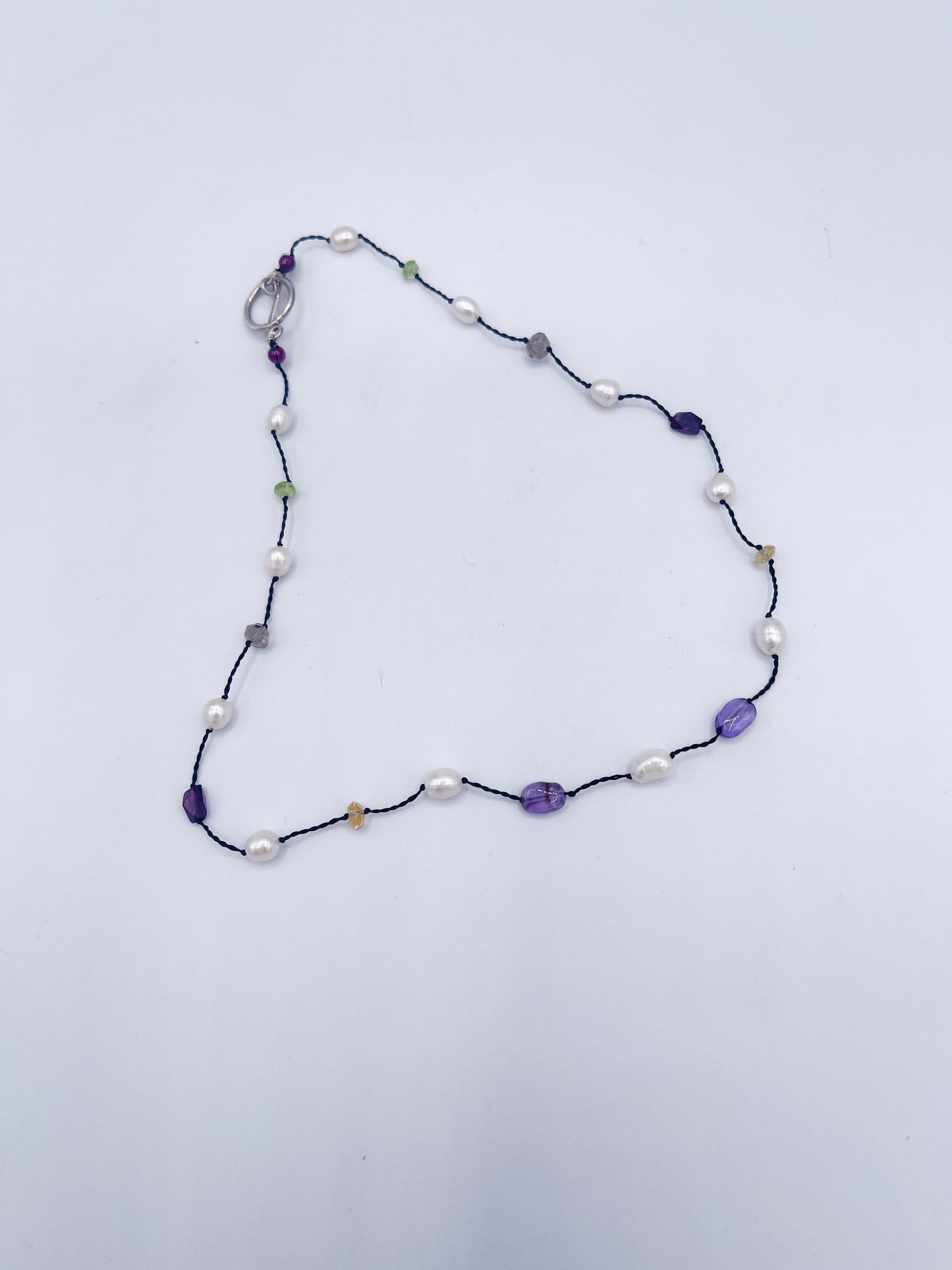 Pearl and Natural Chocker Necklace