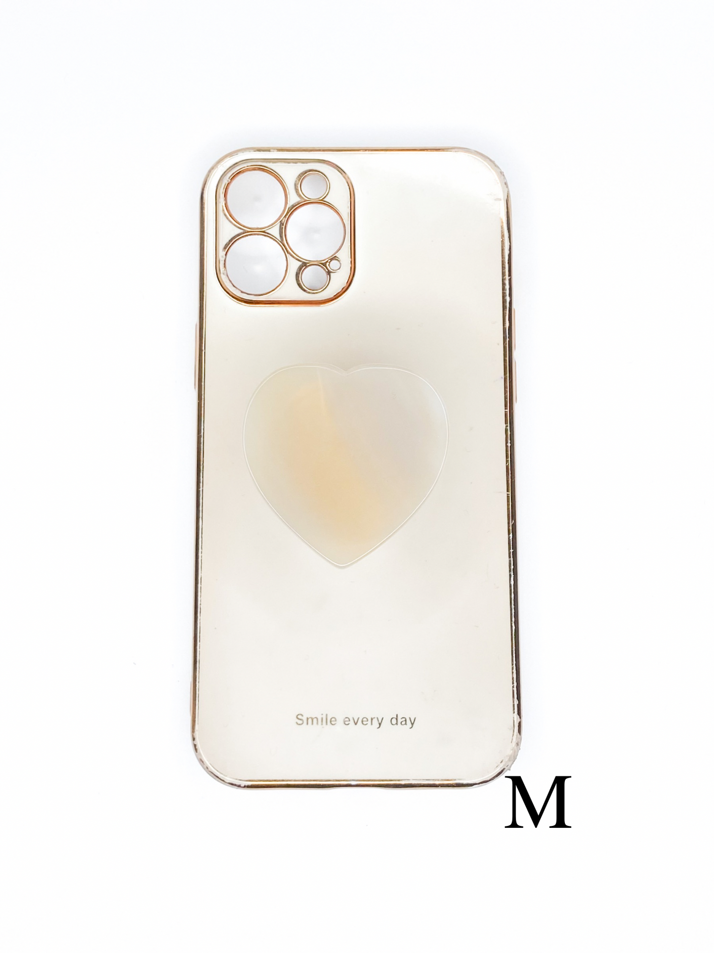 Grey Heart Phone Stone