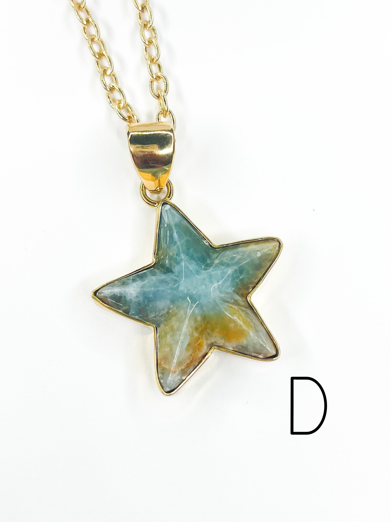 Chalcedony Star Pendants -Alchemia