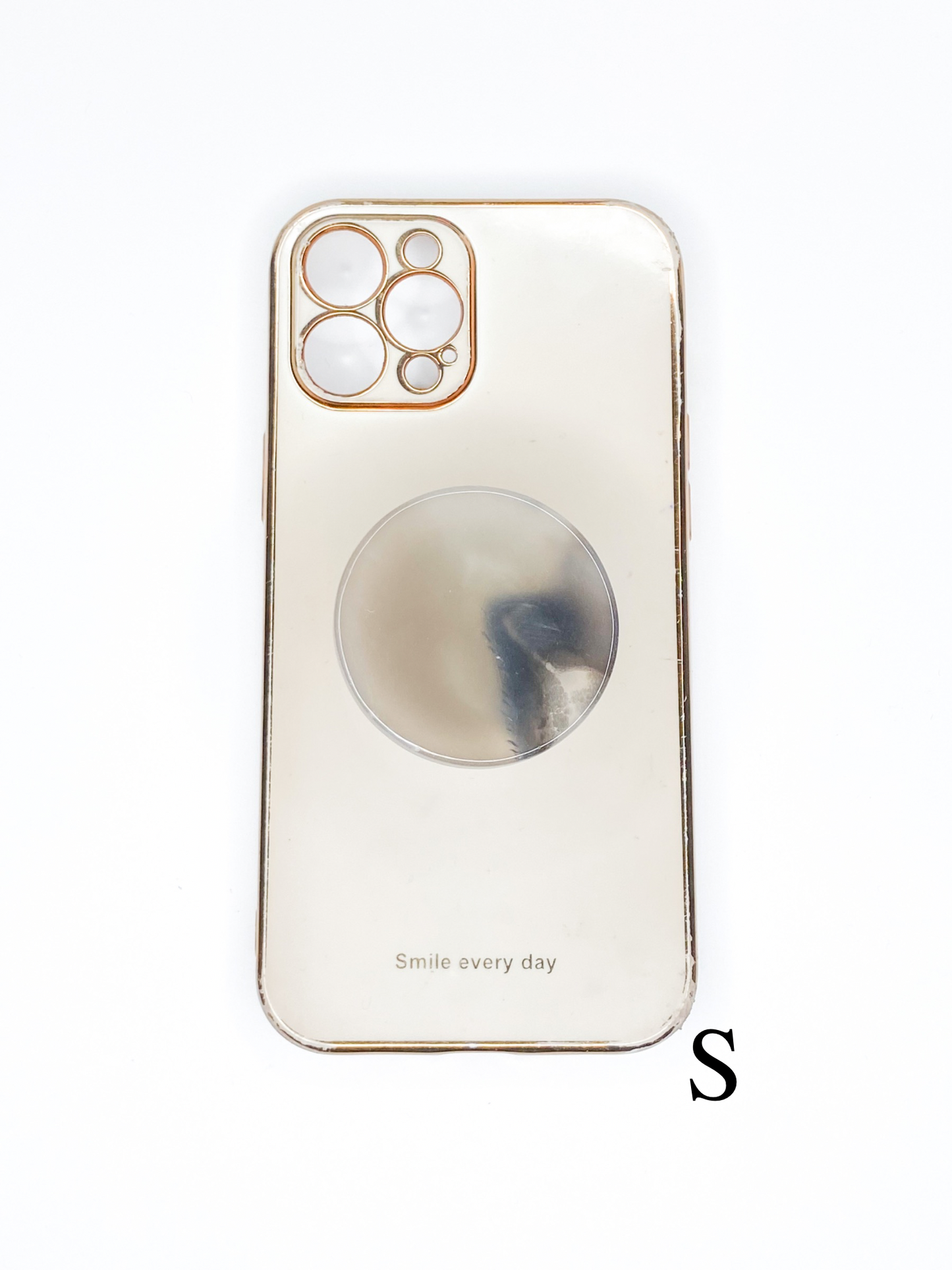 Grey Round Phone Stone