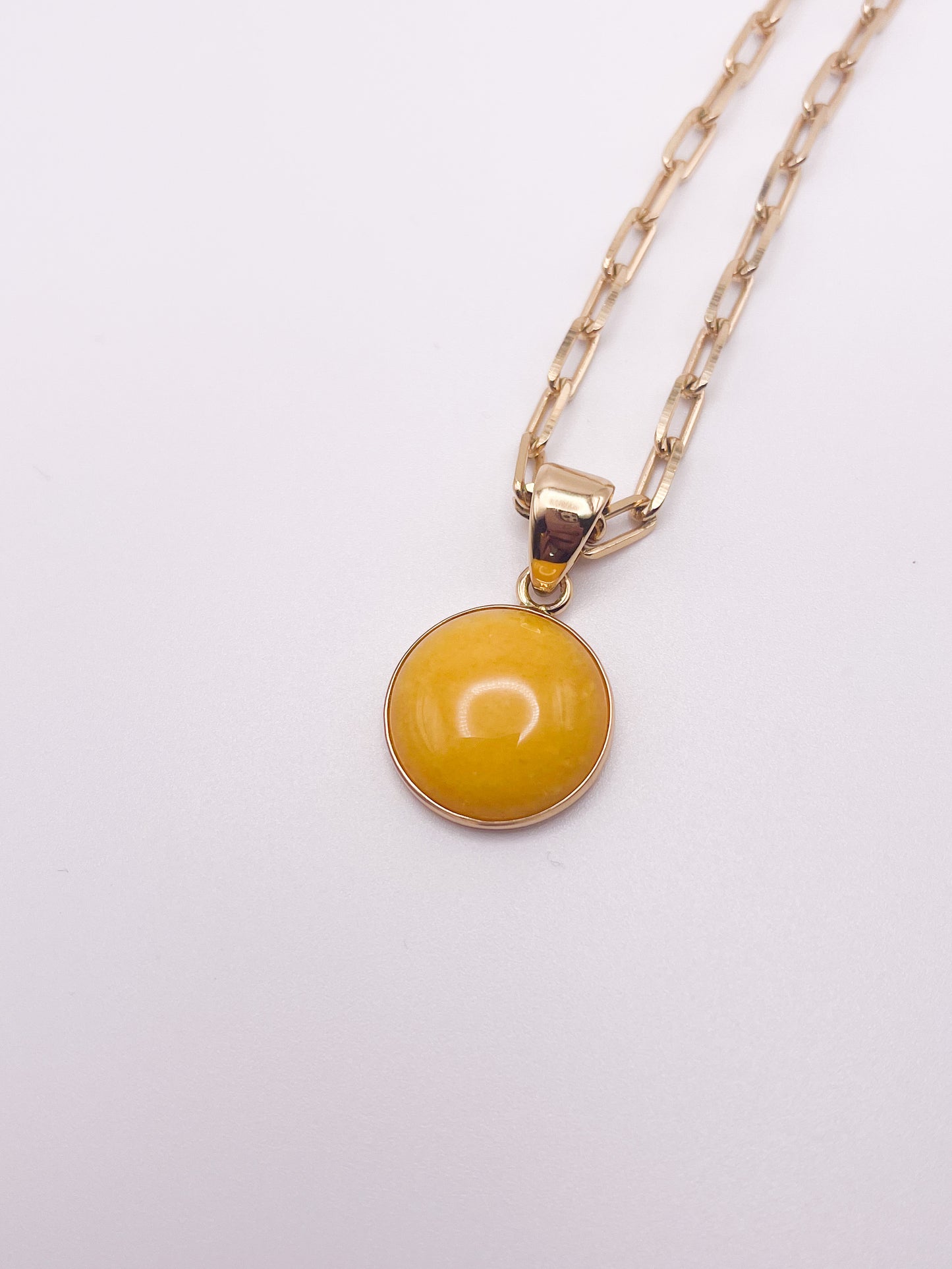 Yellow Quartz Pendant-Alchemia