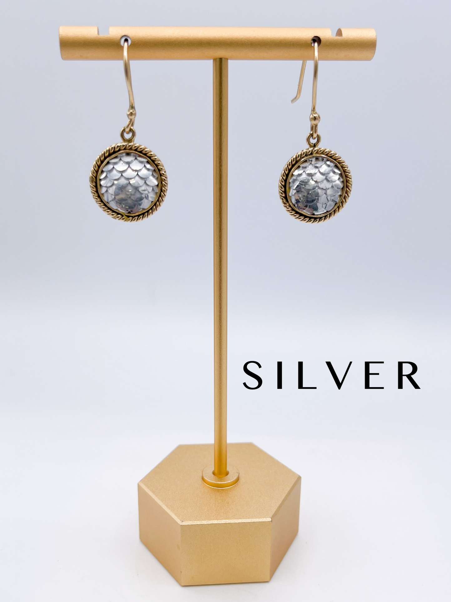 Mermaid Dangles W Rope Bezel-Alchemia