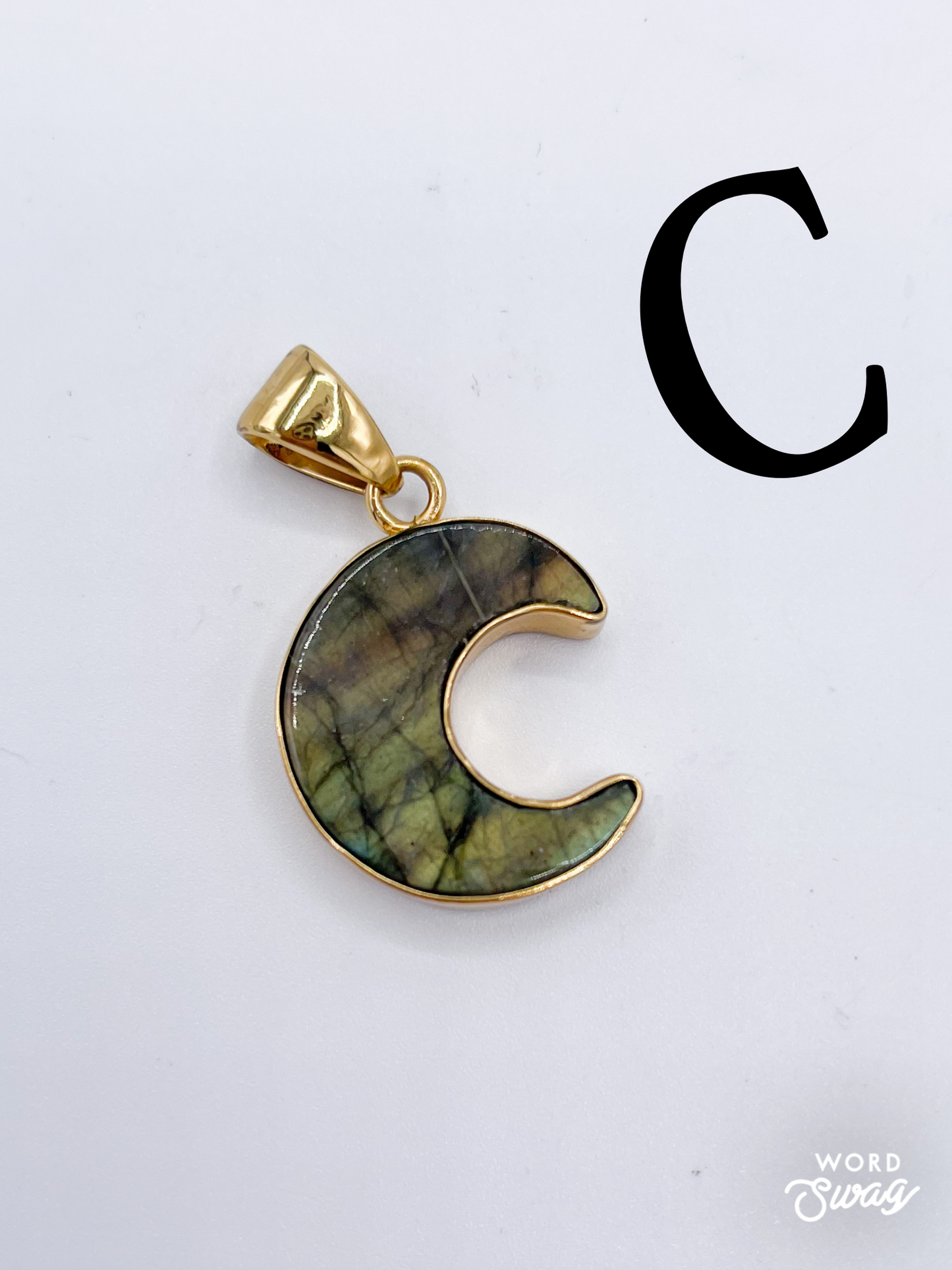 Dainty Moon Pendant-Alchemia