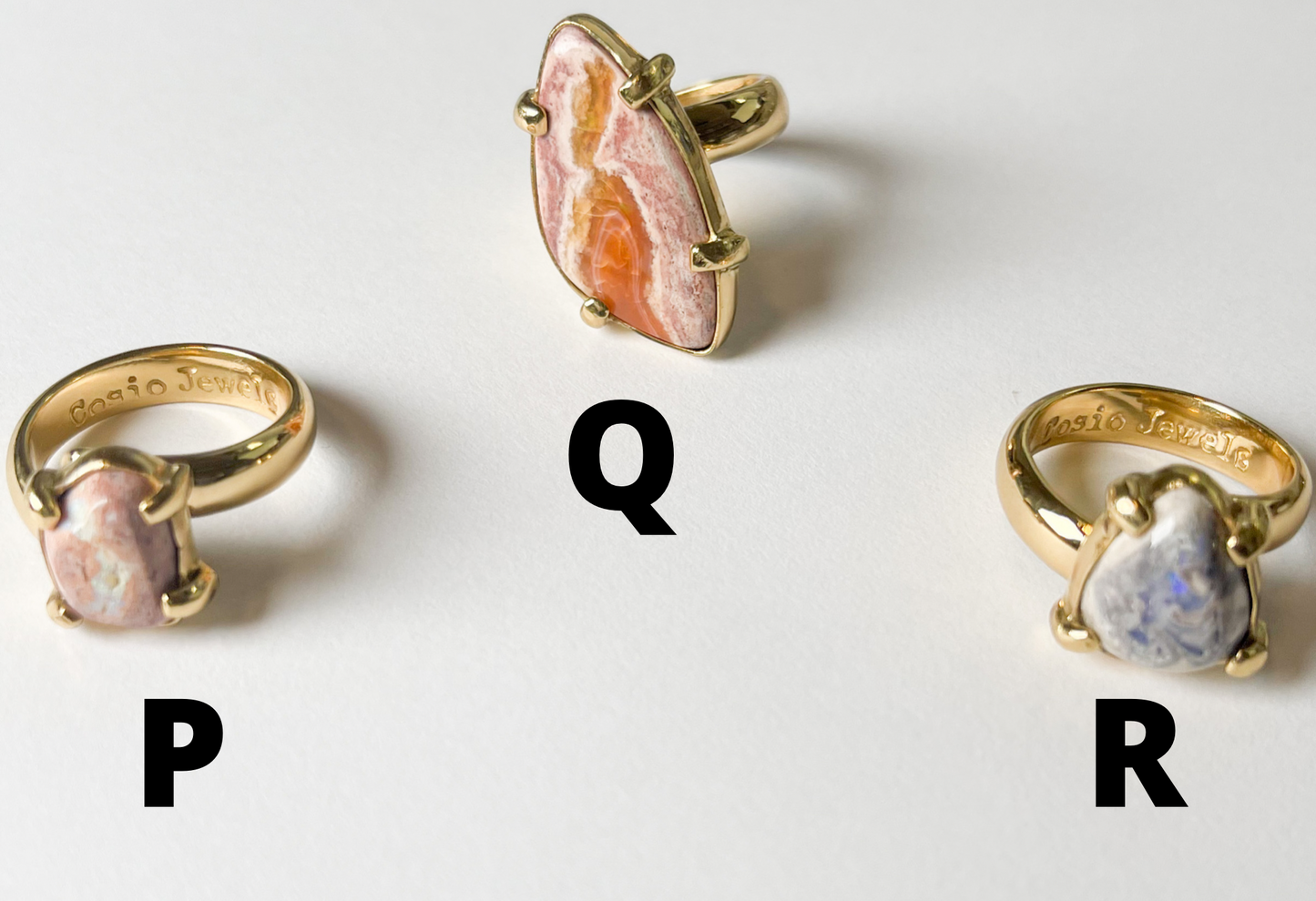 Fire Opal prong set Ring-Alchemia