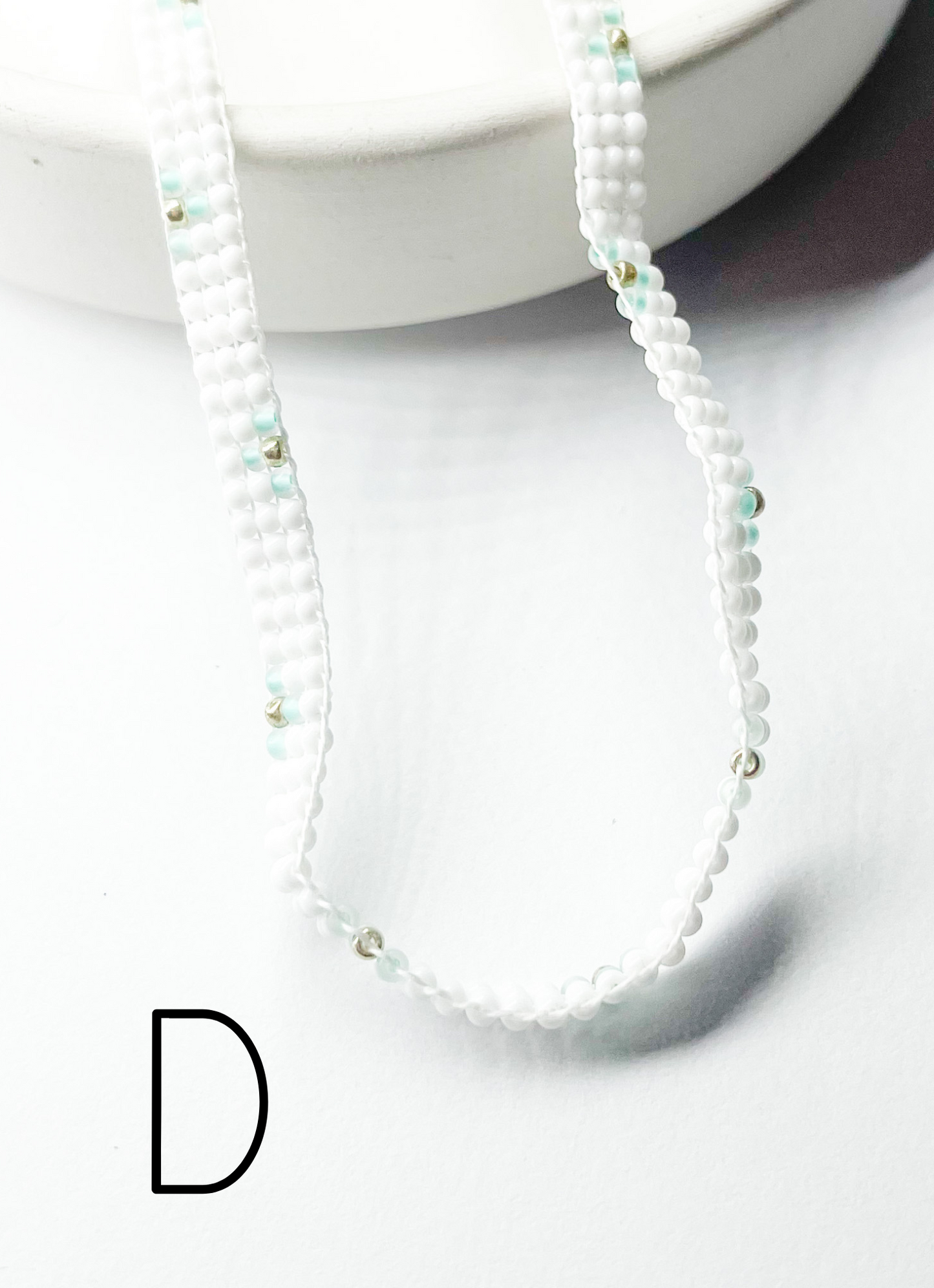 Choker Glass Bead Necklace