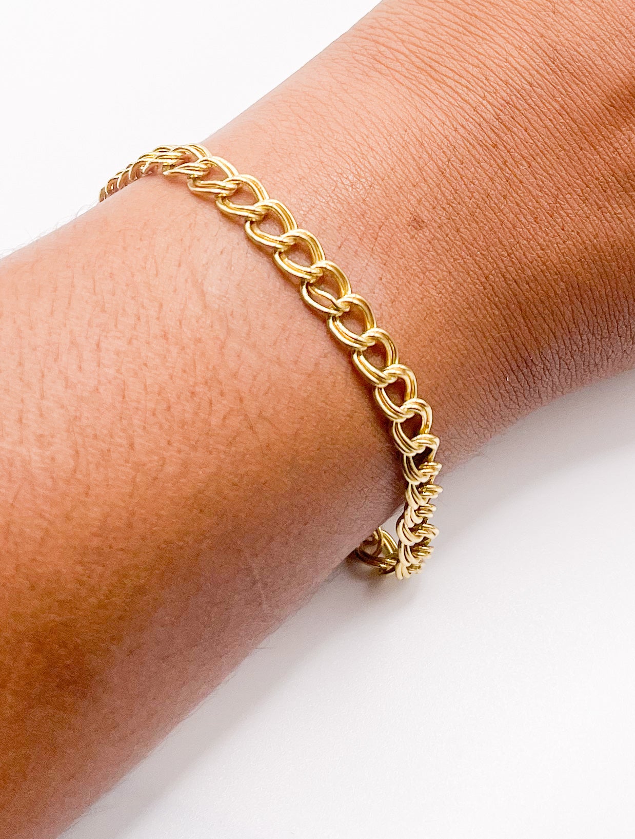 Thick vermeil Gold Bracelet