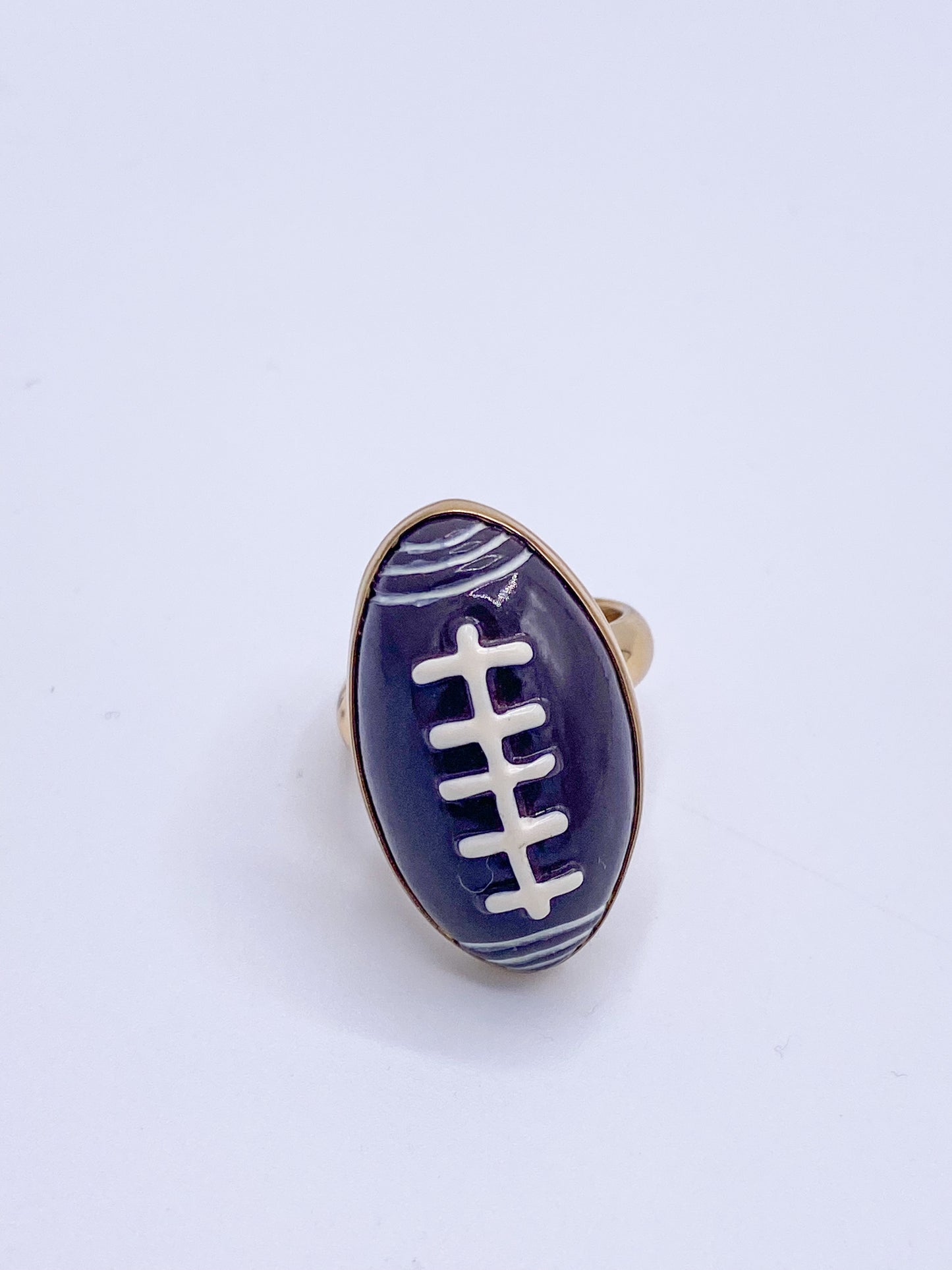 Cameo Football Adjustable Ring - Alchemia