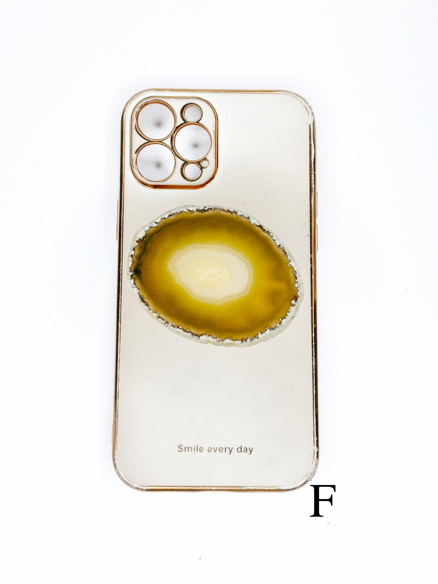 Yellow Raw Phone Stone