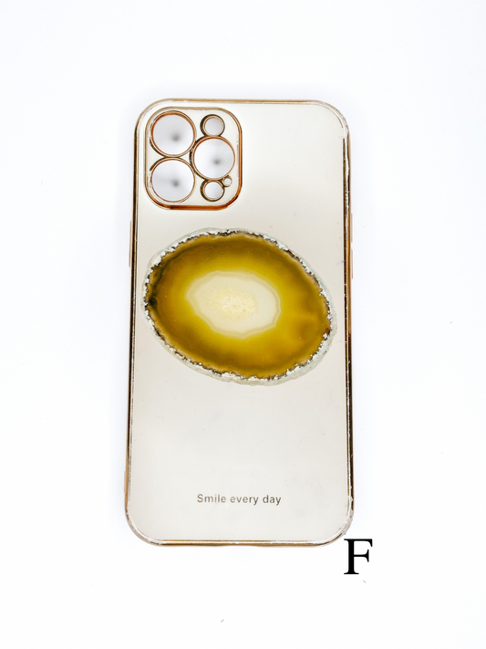 Yellow Raw Phone Stone