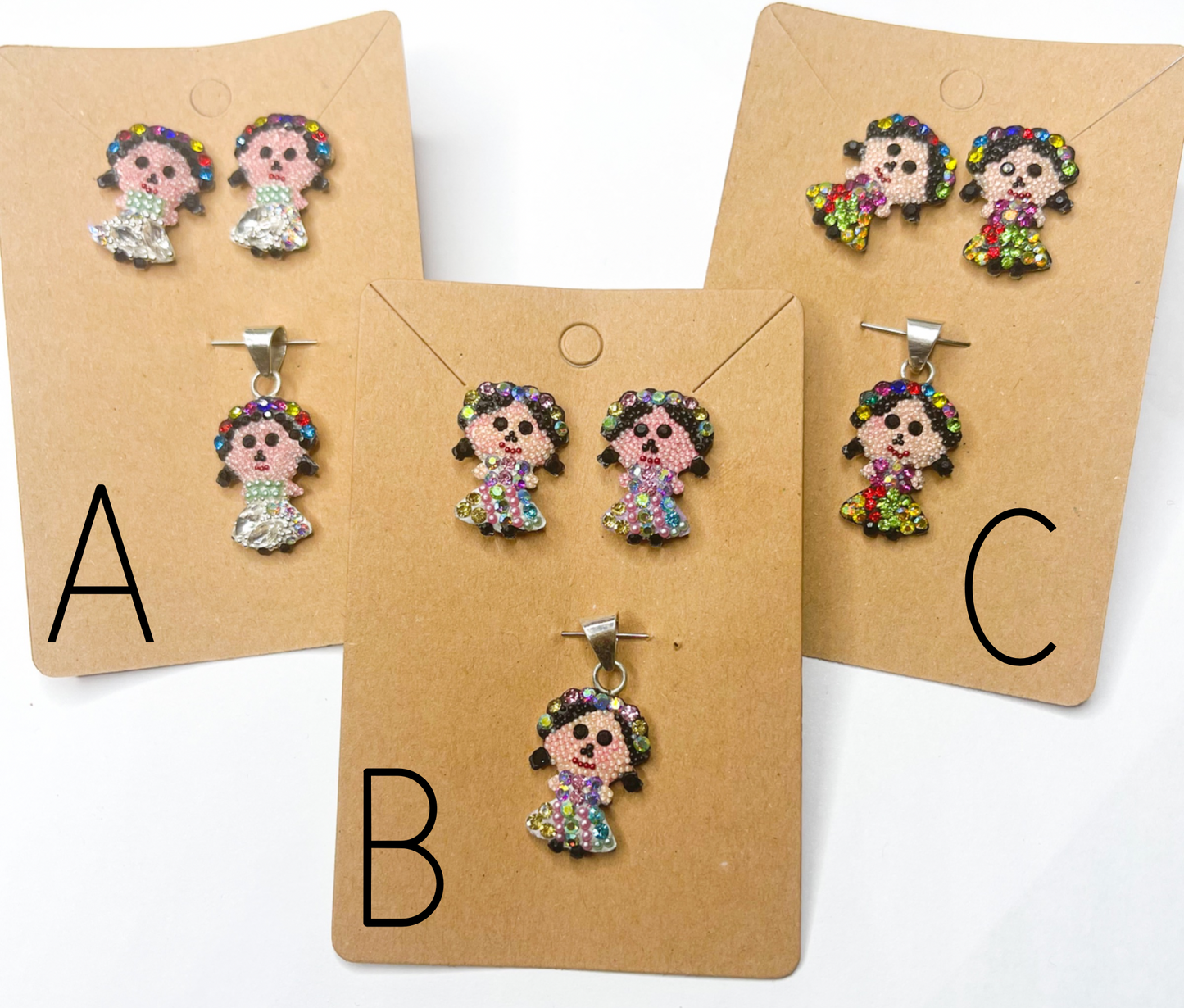 Dainty Doll Set-Solid sterling Silver