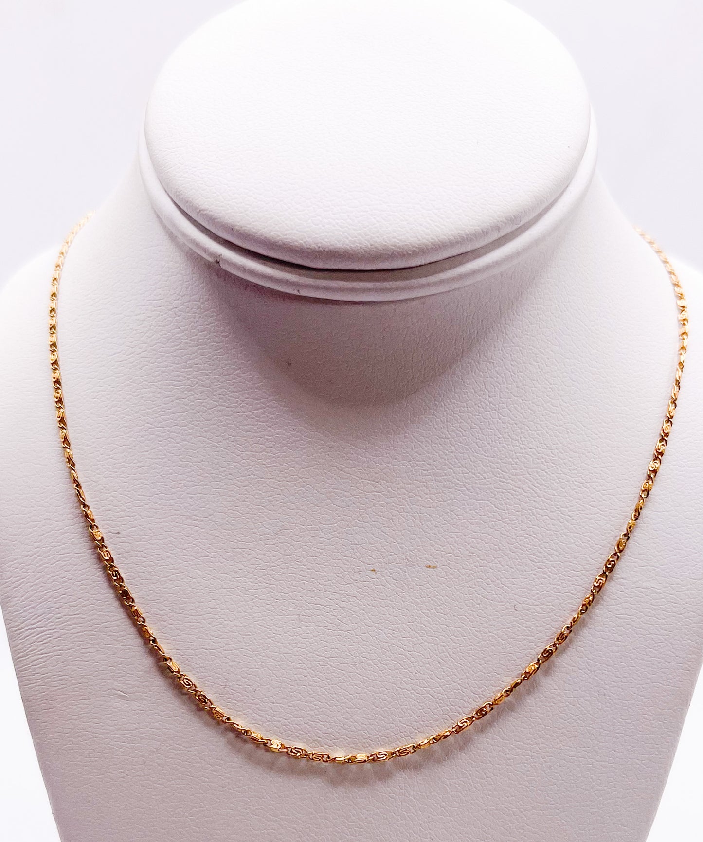 Flat Swirl Chain-18k Gold Filled