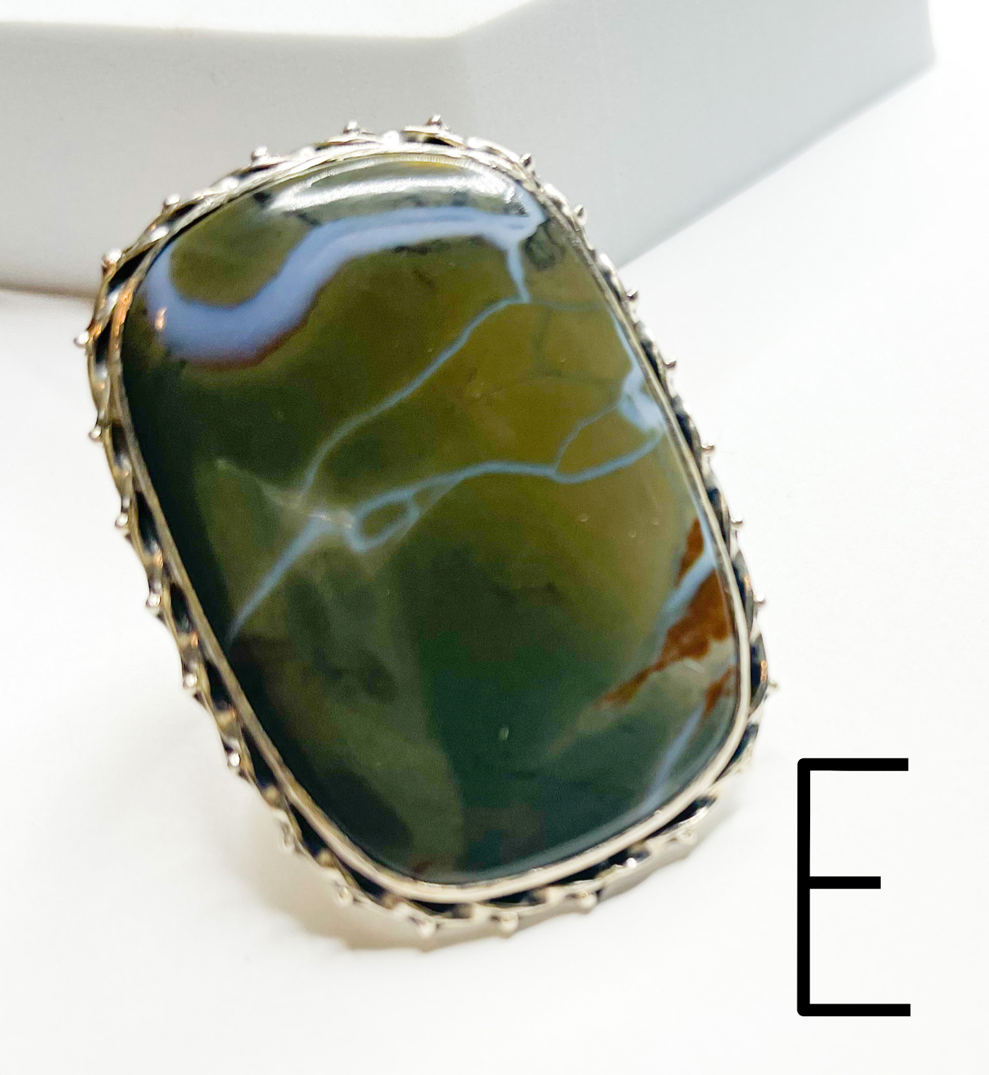 Jasper Statement Ring Variety - Solid Sterling Silver