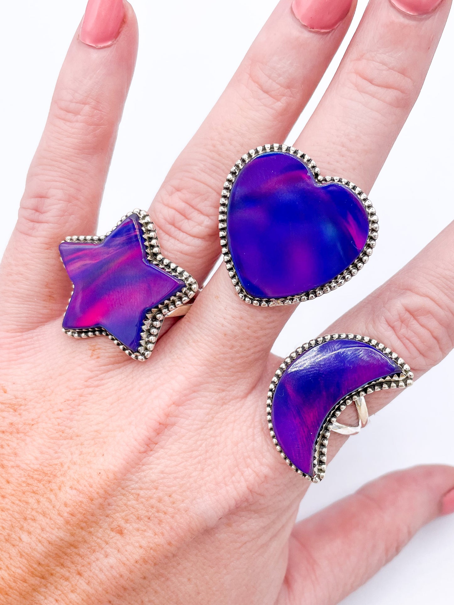 Sterling Silver Galaxy Ring