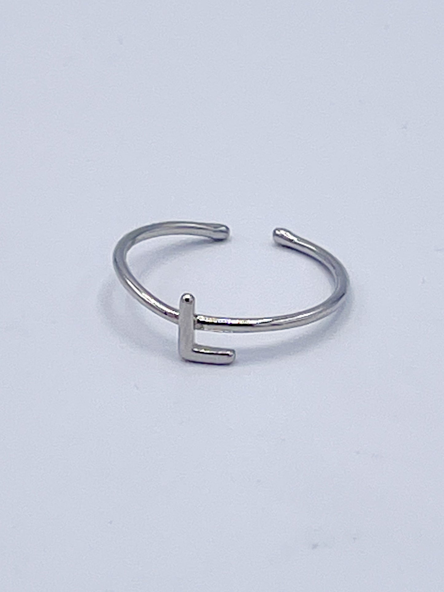 Dainty Initials Midi Rings-Solid Sterling Silver
