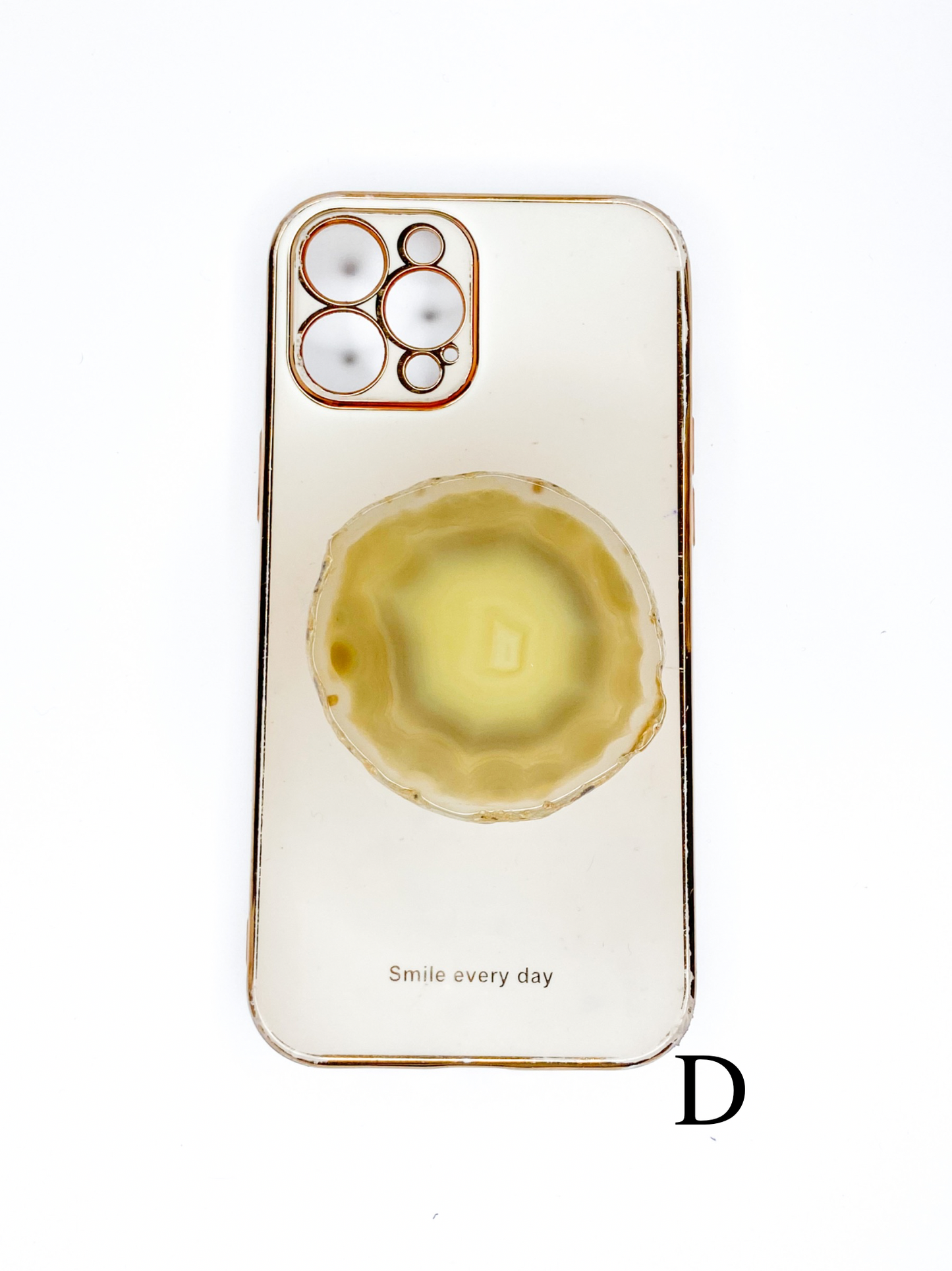 Yellow Raw Phone Stone