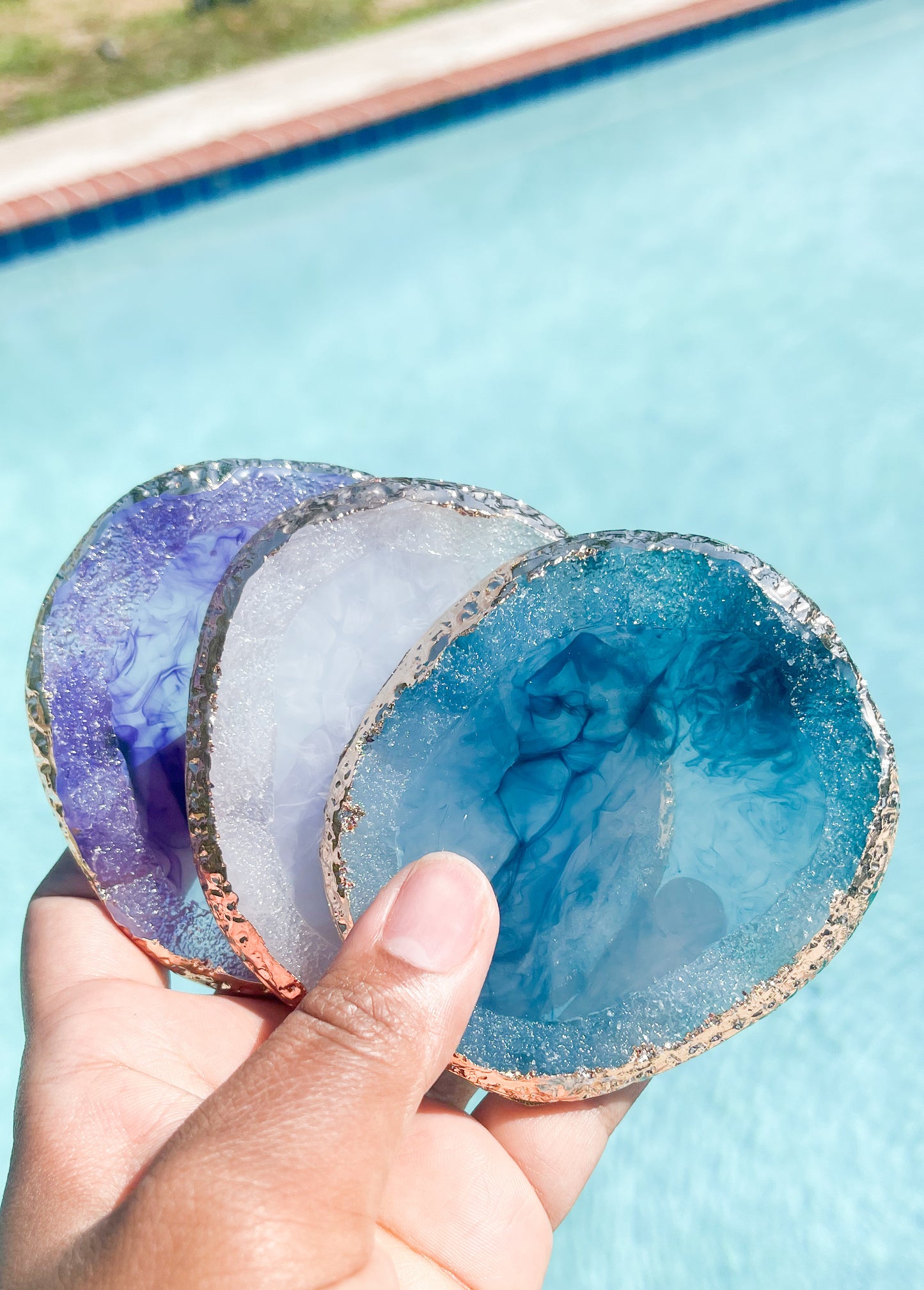 Synthetic Agate Coaster
