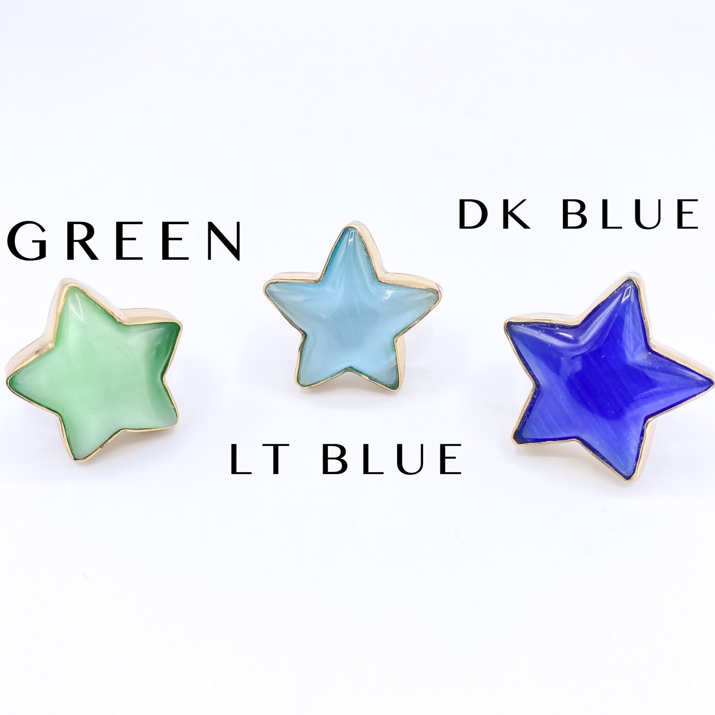 Fiberoptic Star Adjustable Ring -Alchemia