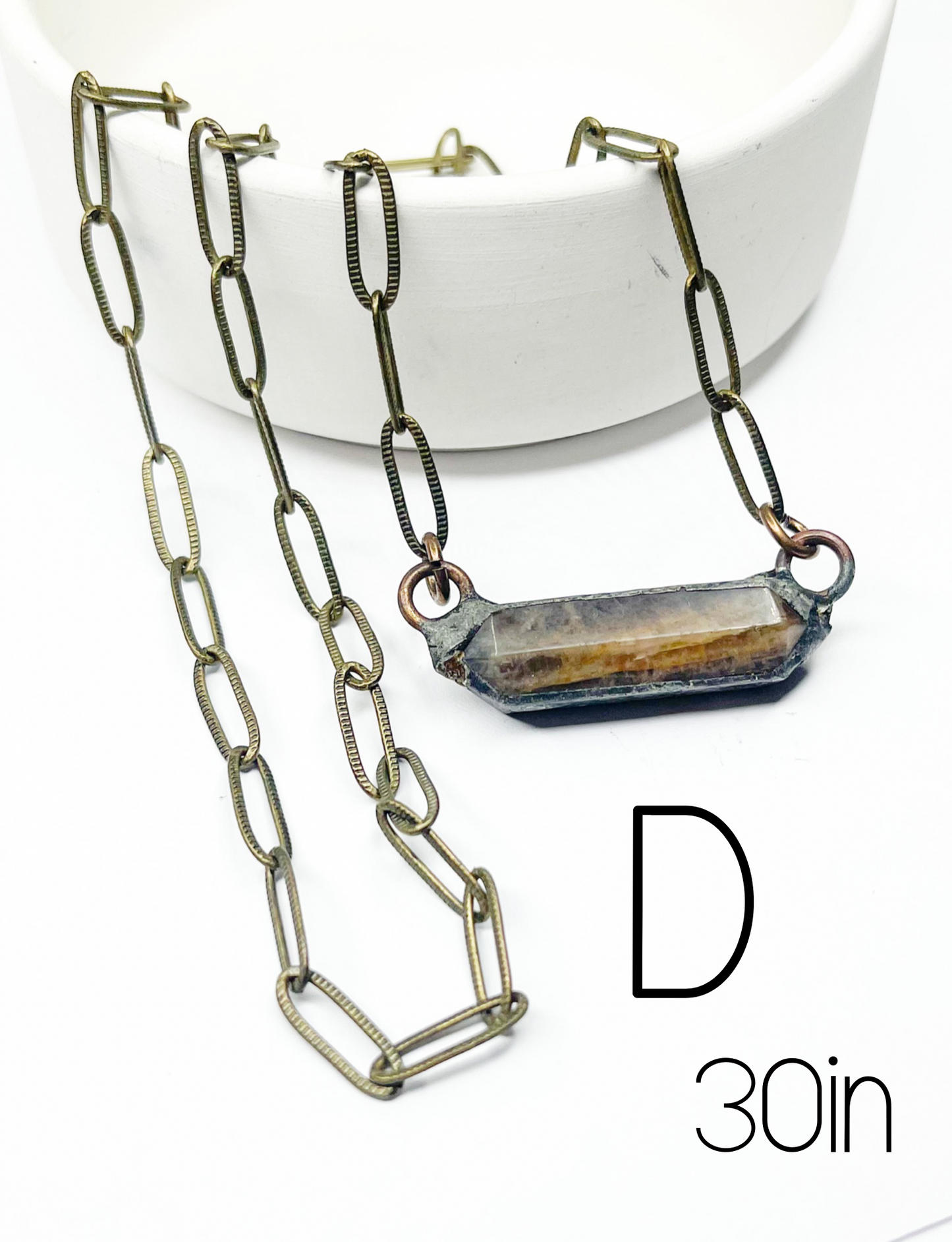Stunning Round Of Grunge Necklace-Boho Grunge