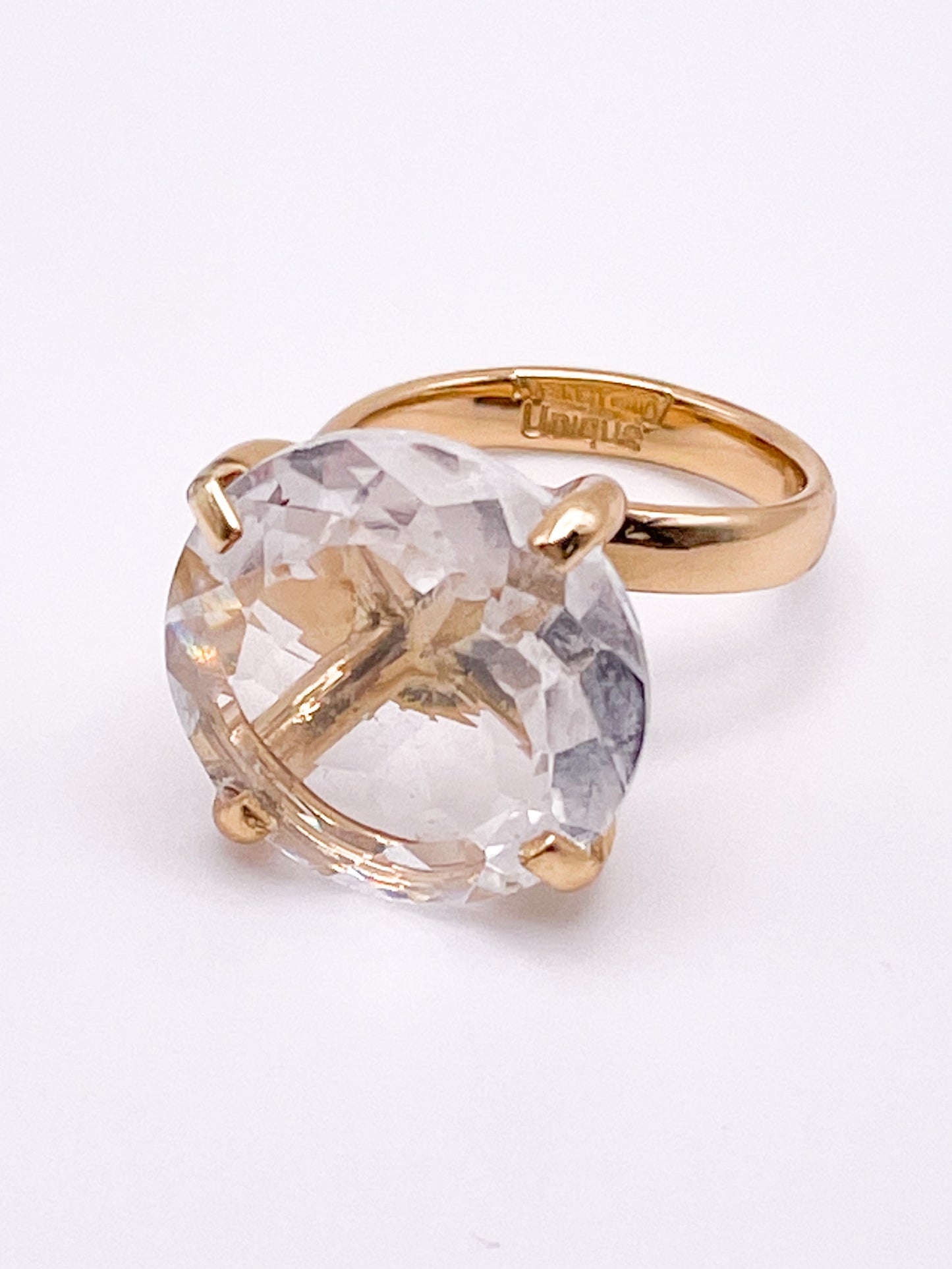 Clear Quartz Prong Set-Alchemia