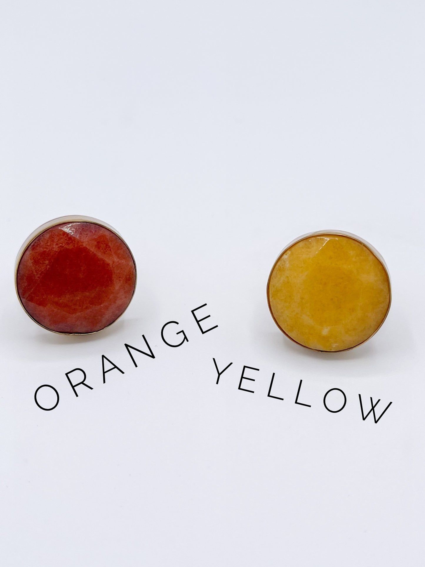 Color Enhanced Polka Dot Agate Adjustable Ring-Alchemia