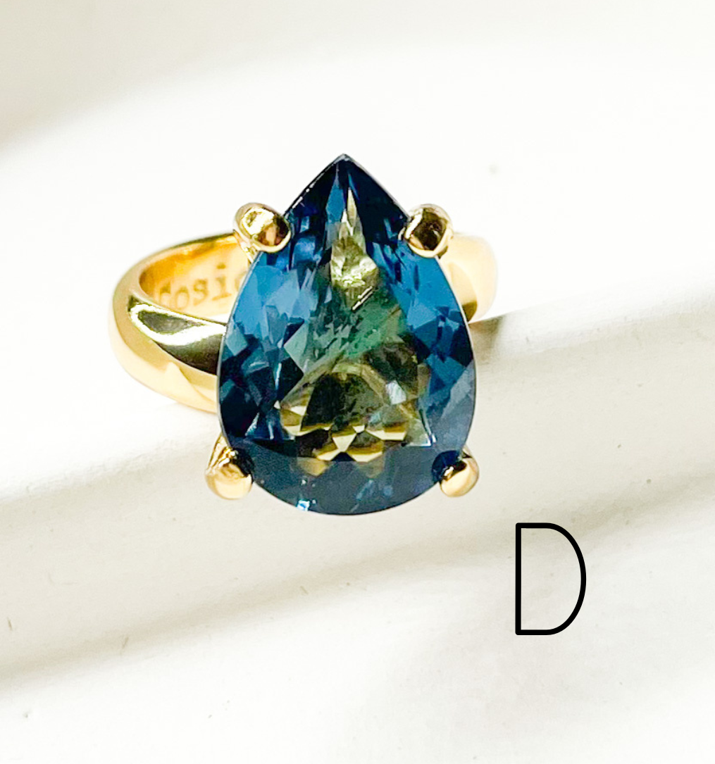 London Blue Topaz Adjustable-Alchemia