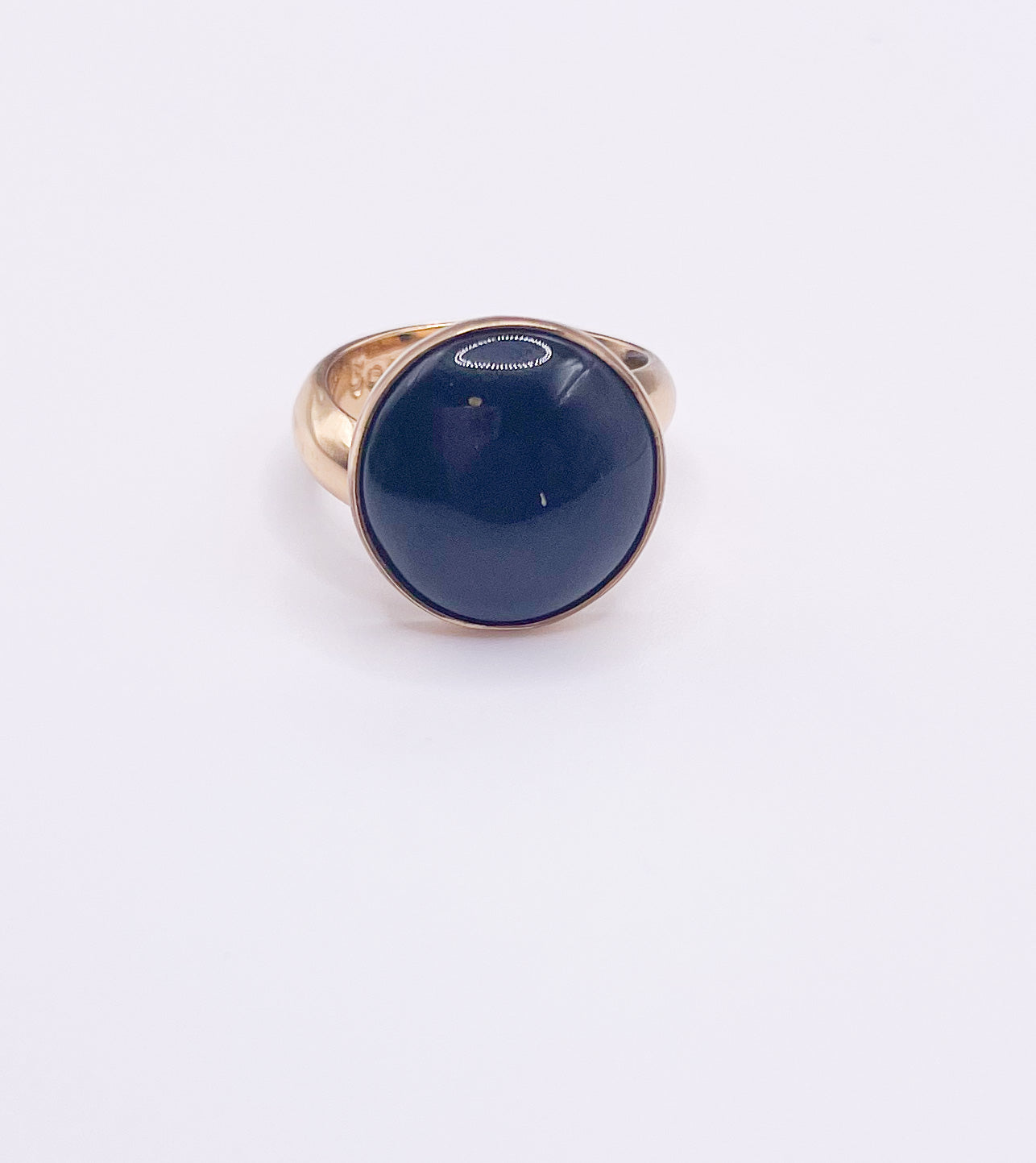 Green Onyx Polka Dot Ring-Alchemia